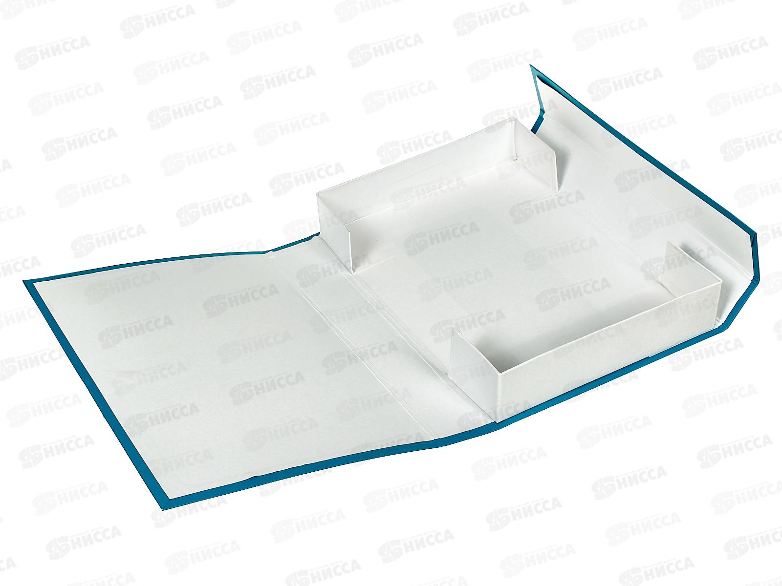 Папка архивная  5см с завязками ПГС бирюза *8