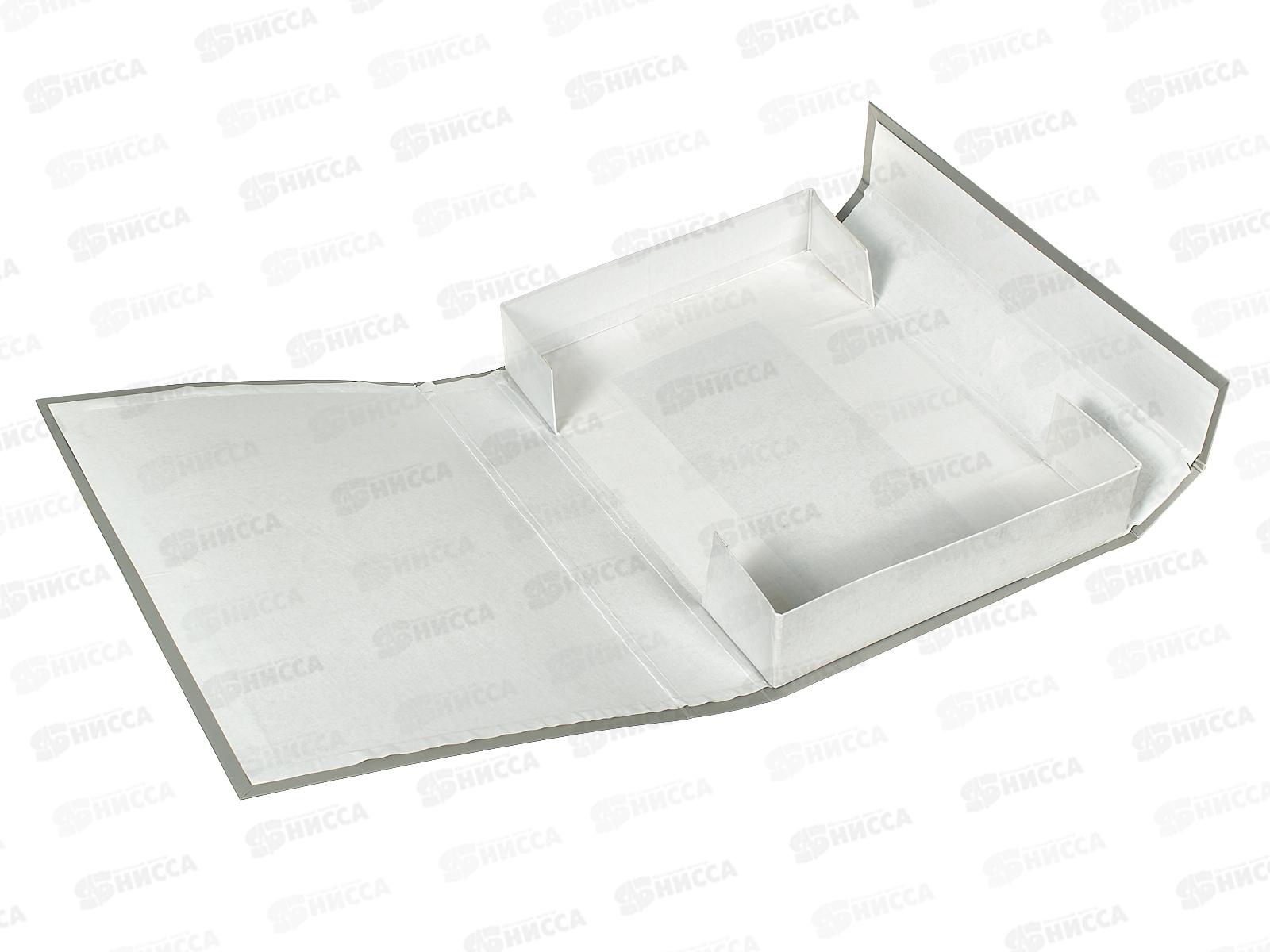 Папка архивная  5см с завязками ПГС серая *8