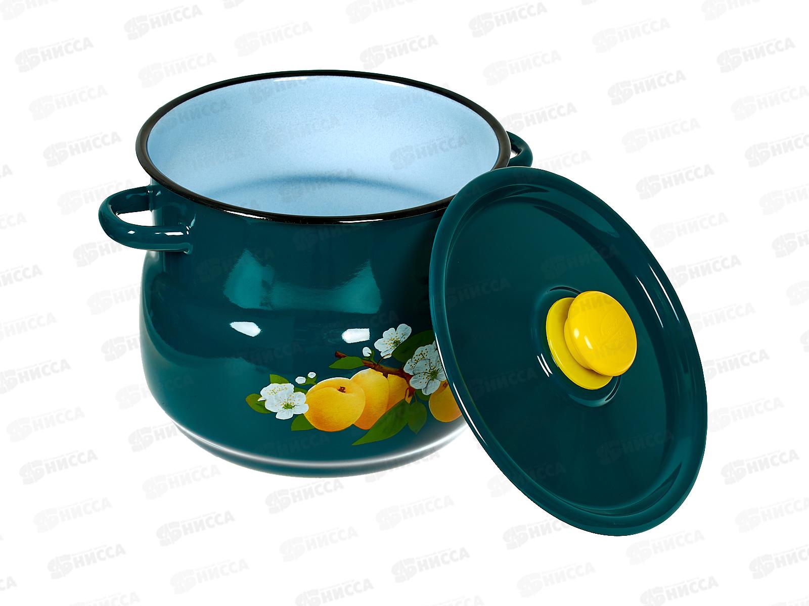 Кастрюля 5,5л сферическая бирюзовая С1917.3Б *4