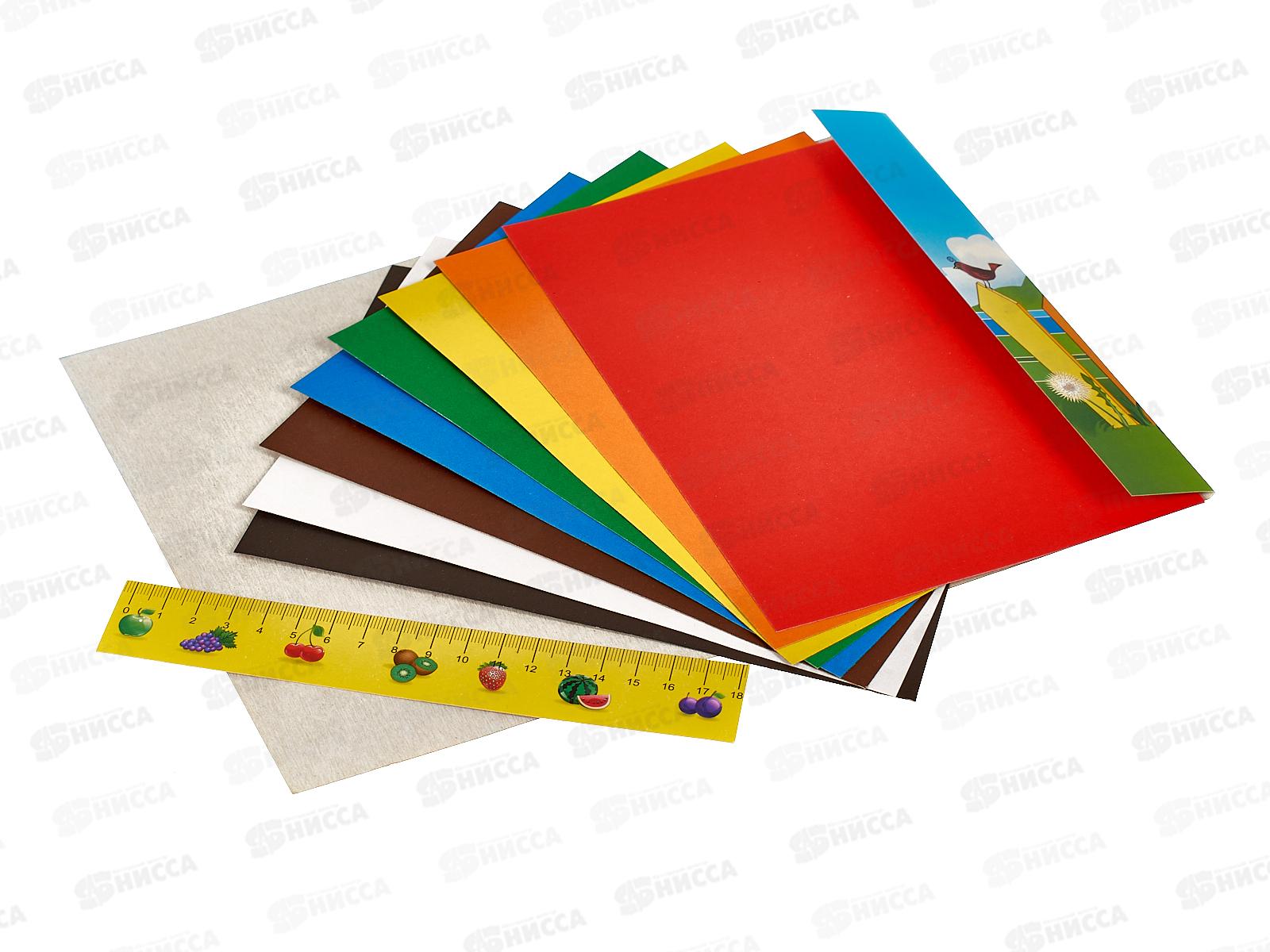Цветной картон ЛХ А5  8 листов  8 цветов Антошка, НК-7287 *30