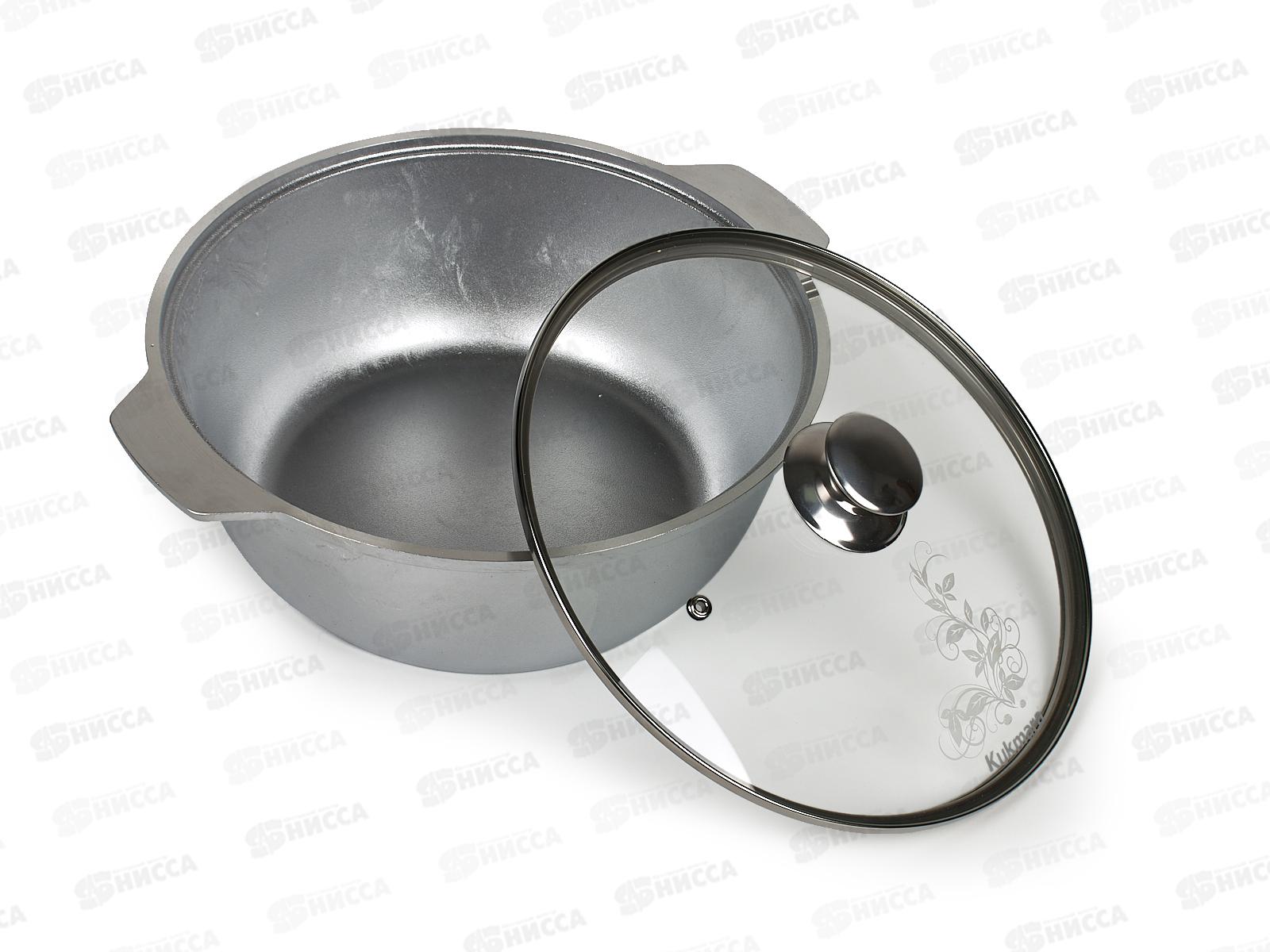 Кастрюля-жаровня 4л стеклянная крышка ж42 *3