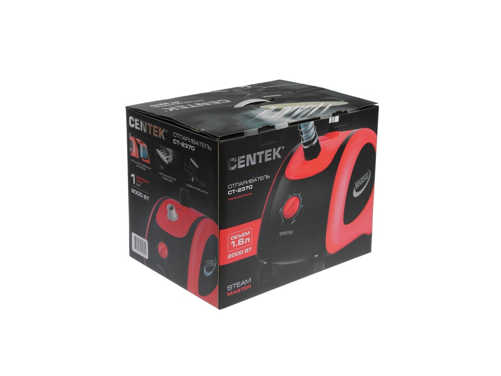 Отпариватель CT-2370 1,6л 2000Вт черно/красный