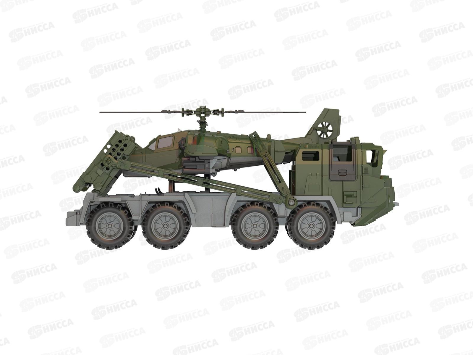 Машина. Военный тягач &quotЩит&quot с вертолетом 256   *4