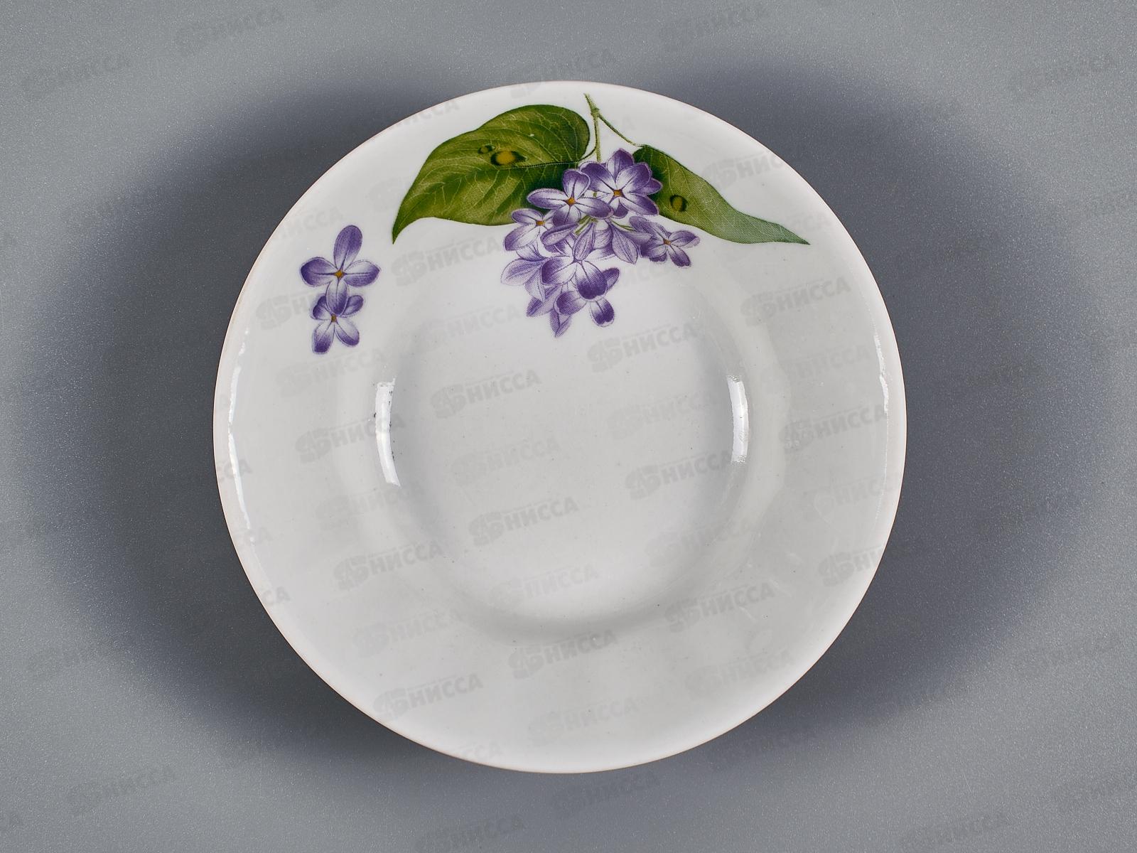Блюдце для варенья 110мм фарфор 89 Сирень 0С0812 *50