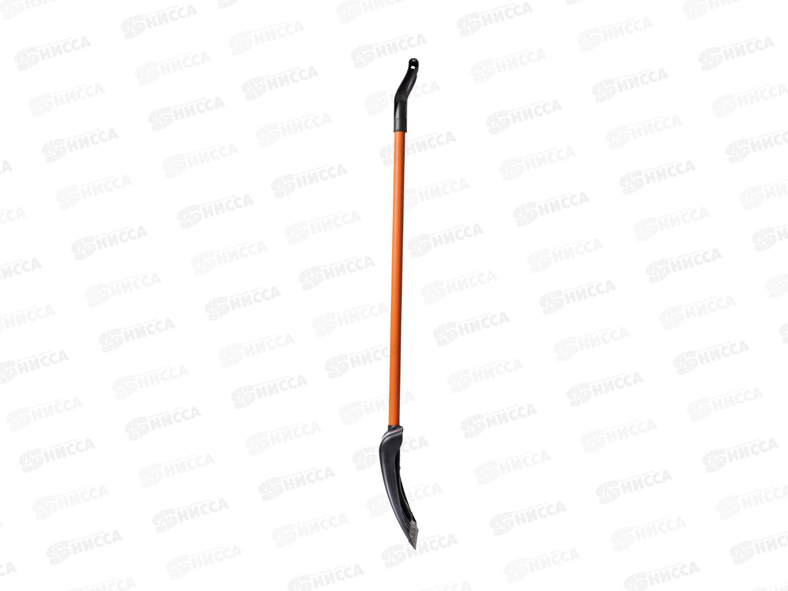 Лопата снеговая Крепыш алюминиевый черенок в оплетке и V-образная ручка, 465*340мм *10