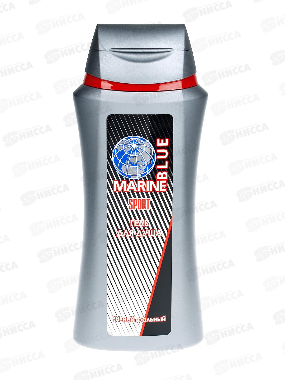 Набор подарочный Blue Marine Sport (шампунь  250мл + гель для душа 250мл) мужской * 12