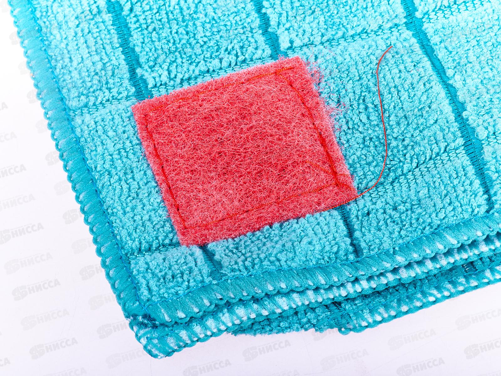 Салфетка  ХОЗЯЮШКА 2в1 микрофибра  30*30 1шт *50