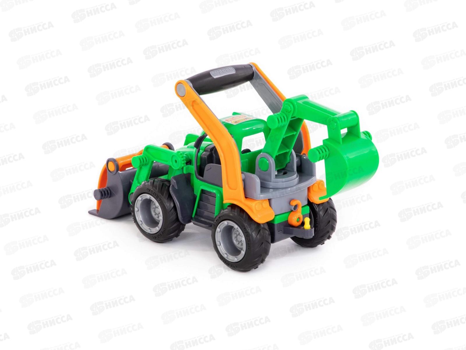 Трактор &quotГрипТрак&quot погрузчик с ковшом 48394 в сеточке *4