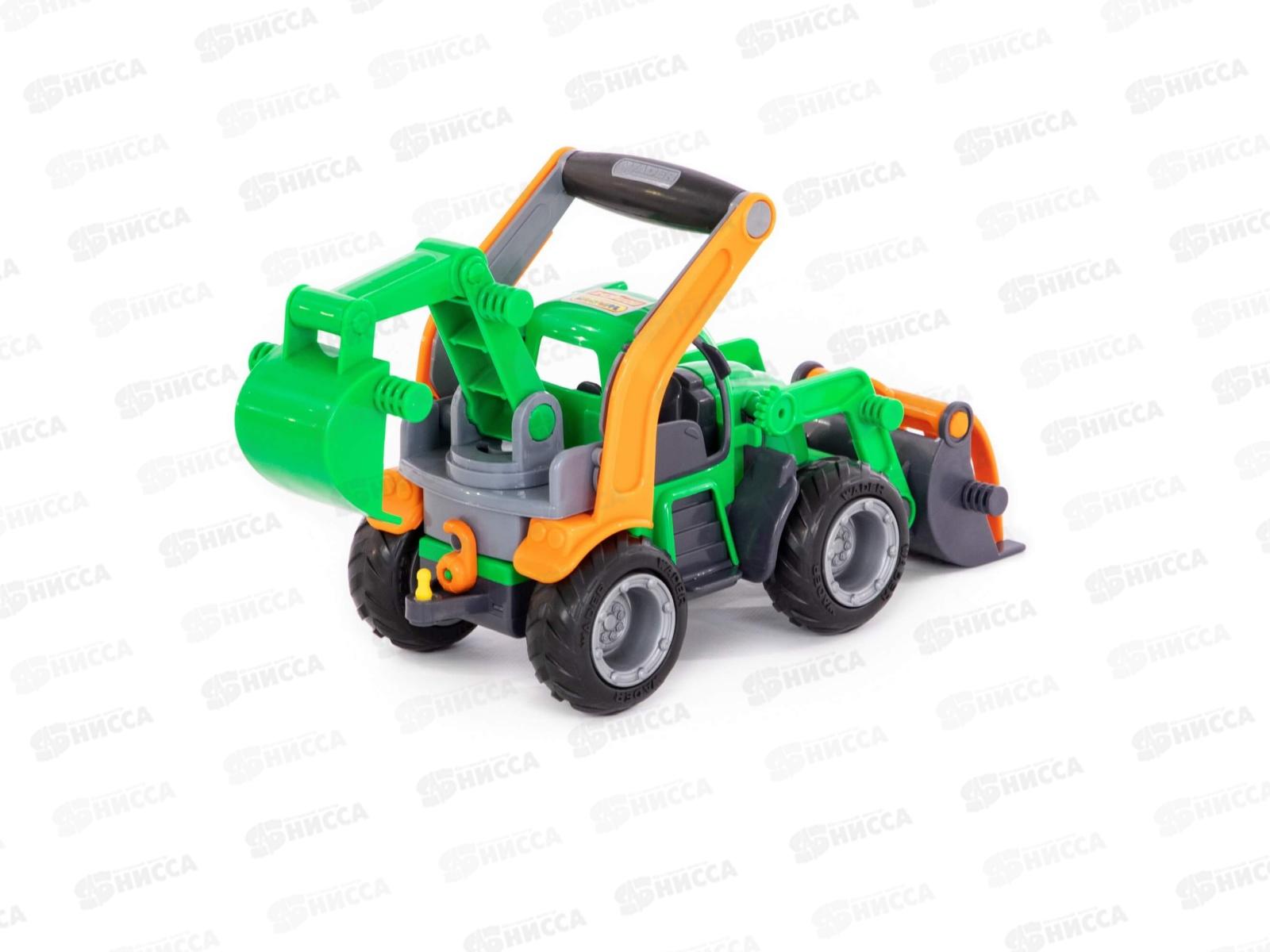 Трактор &quotГрипТрак&quot погрузчик с ковшом 48394 в сеточке *4