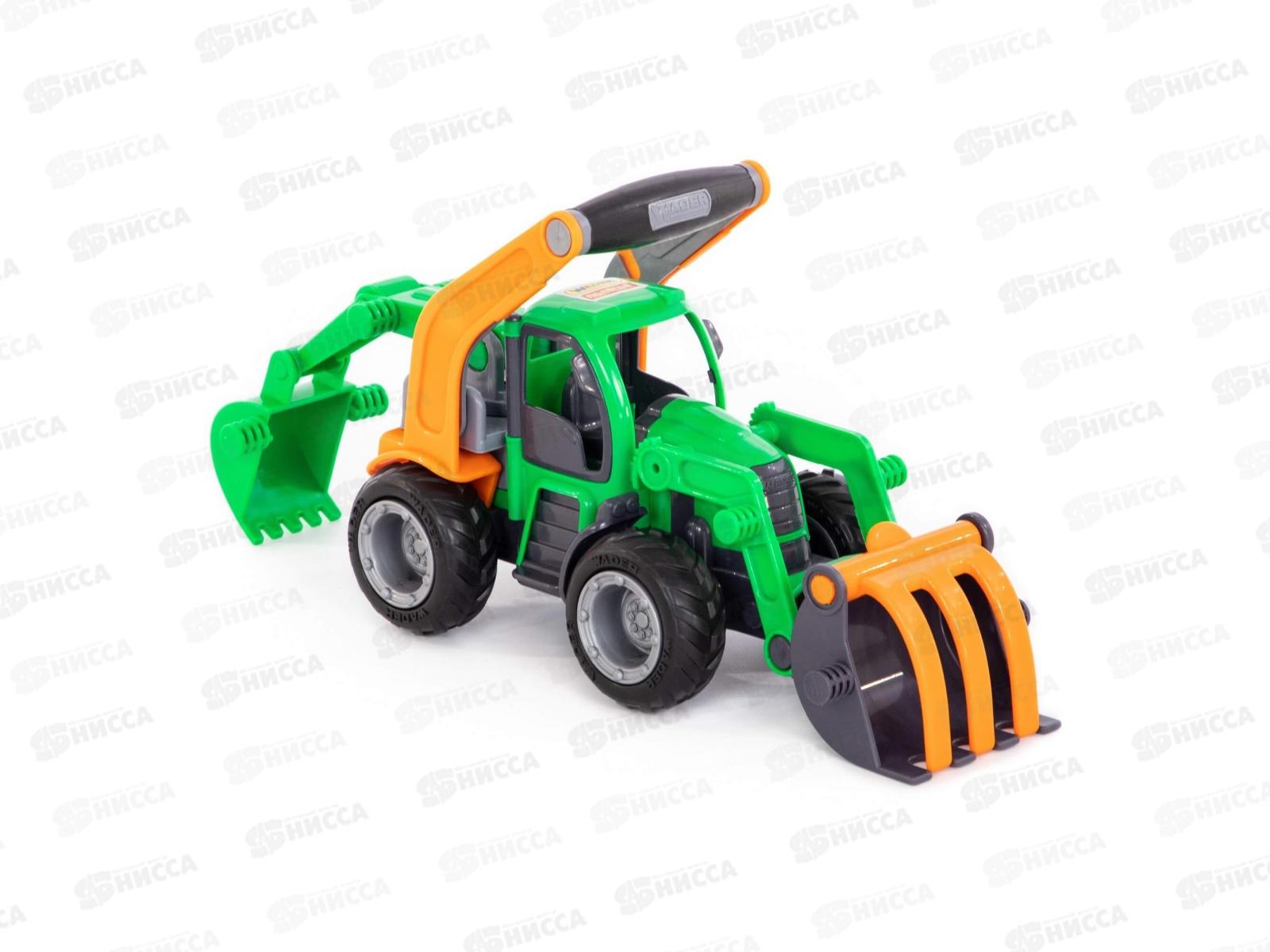 Трактор &quotГрипТрак&quot погрузчик с ковшом 48394 в сеточке *4
