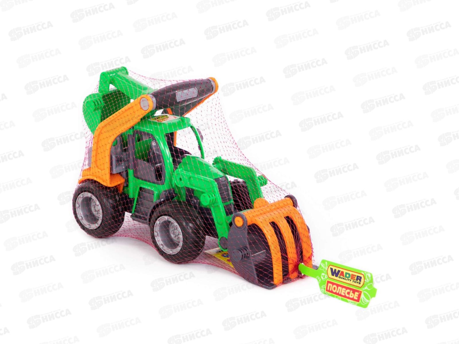 Трактор &quotГрипТрак&quot погрузчик с ковшом 48394 в сеточке *4