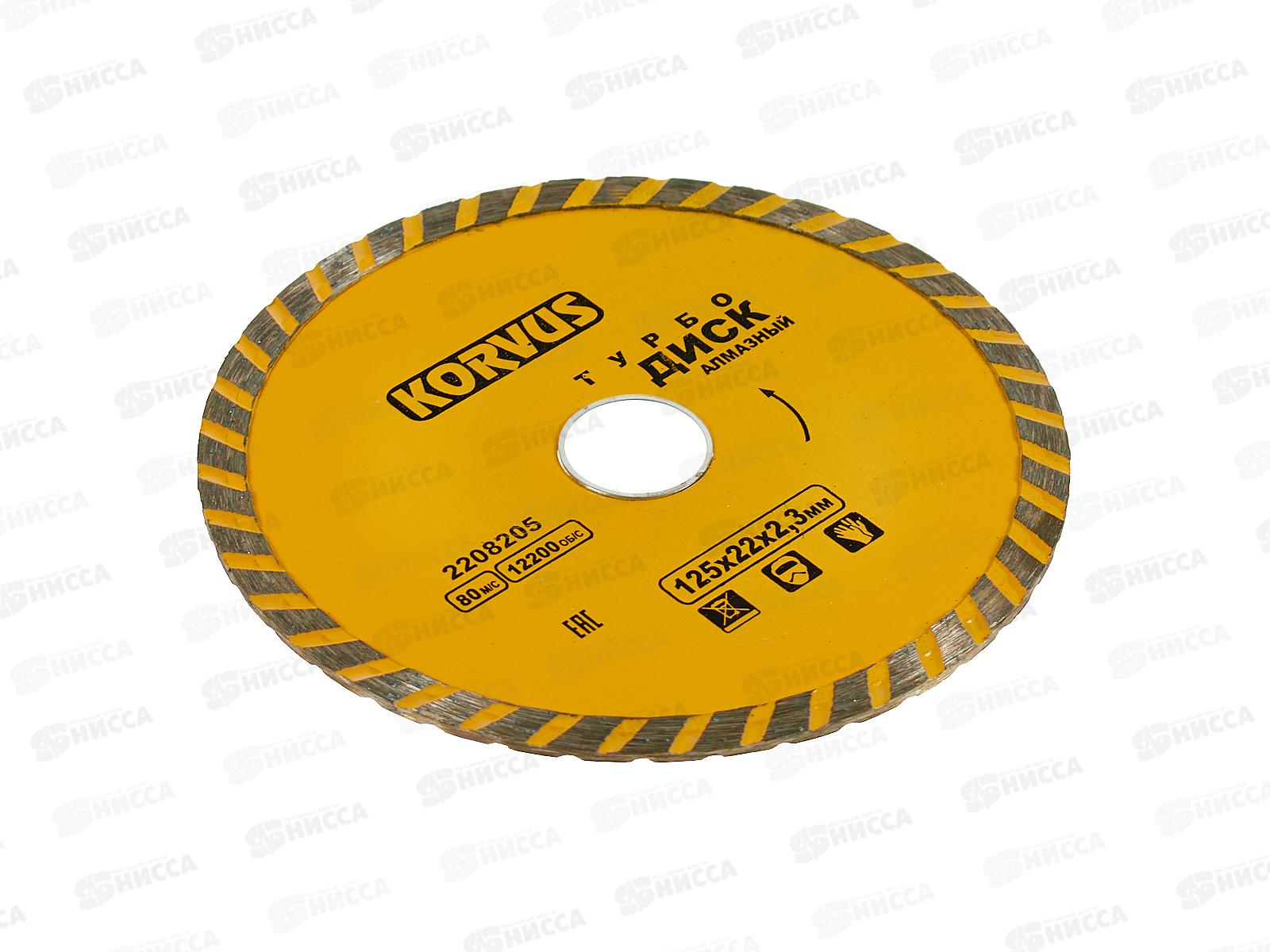 Диск алмазный ТУРБО  125*2,3*22 мм 2208205  Л