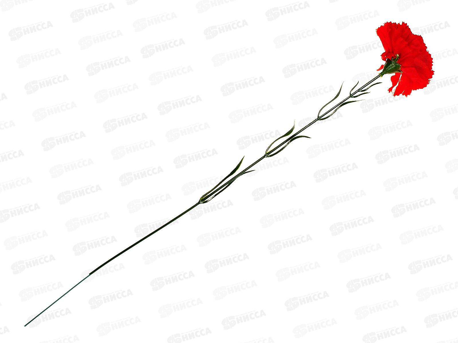 Цветы искусственные 37см гвоздика красный 1206476 *20