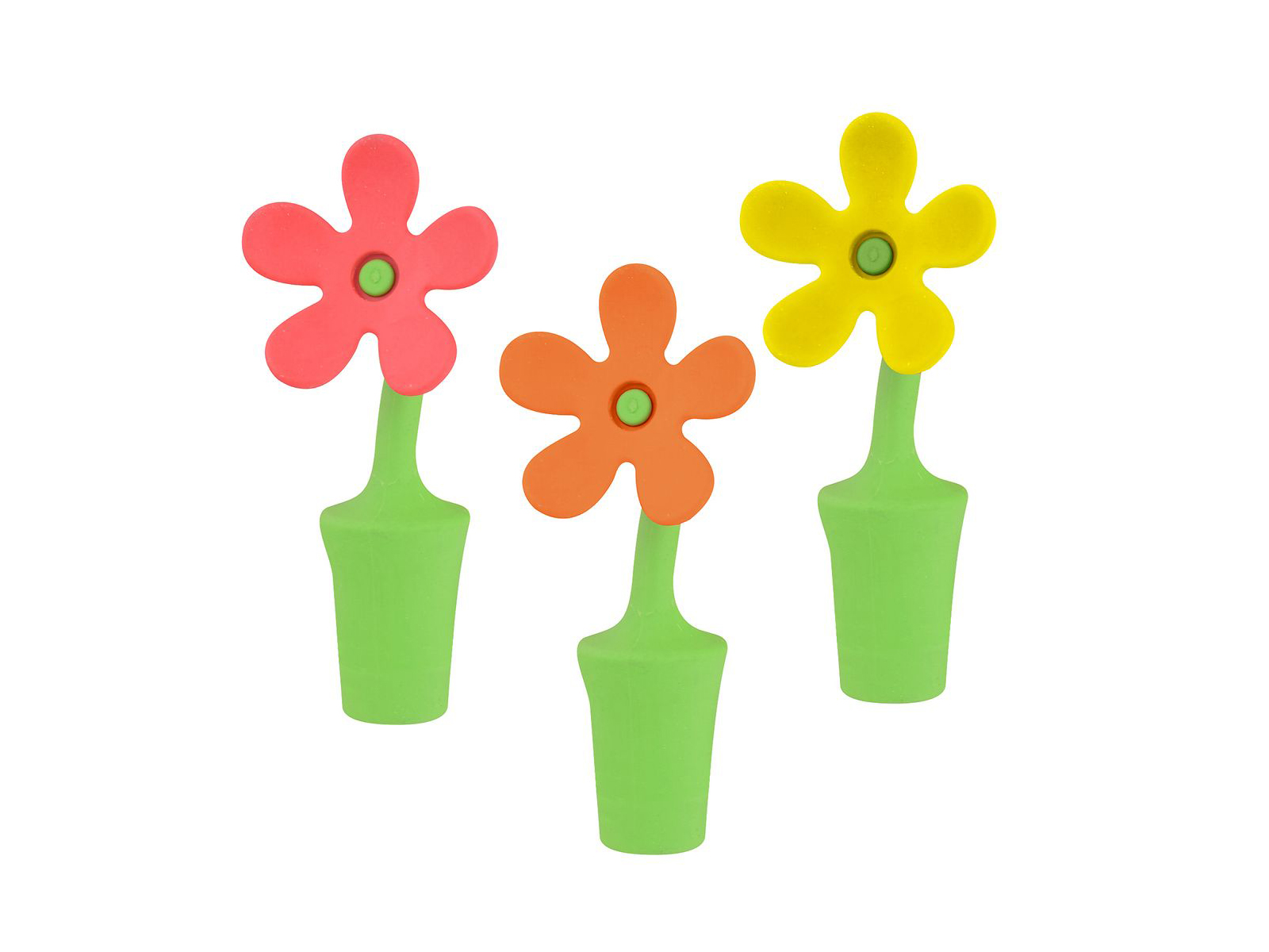 Пробка для бутылки &quotЦветок&quot 3 цвета  DH13-39  *144