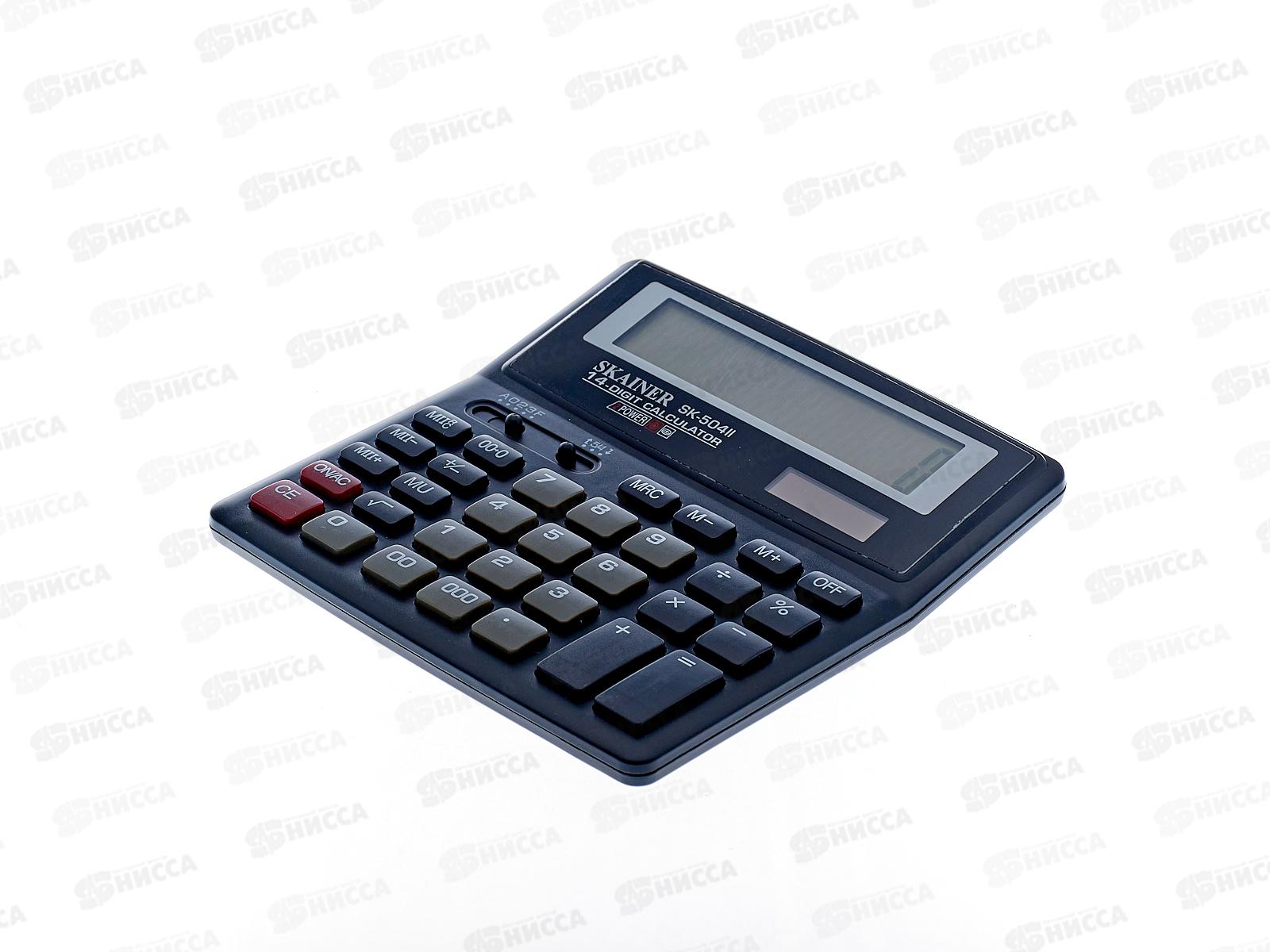 Калькулятор SKAINER SK-504ll 14 разрядный, настольный *15