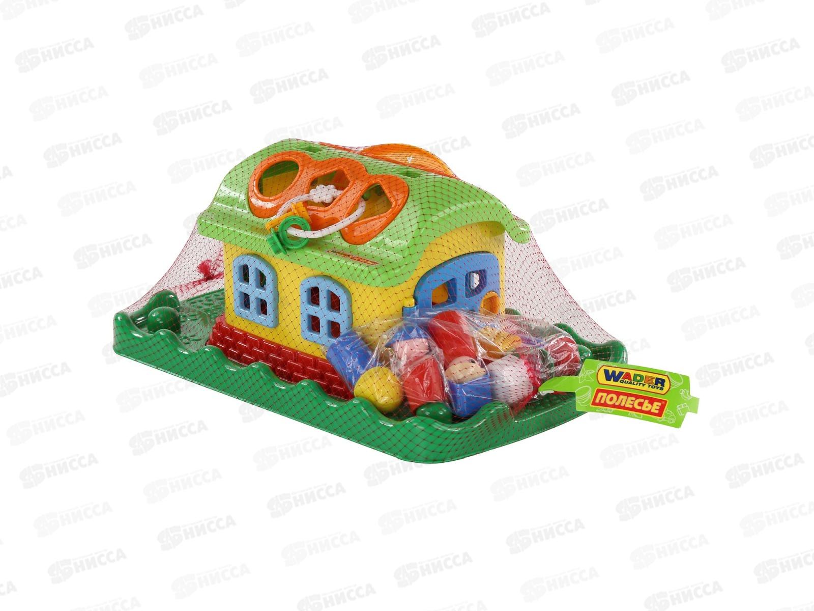 Сказочный домик на лужайке 48752 в сетке  *4