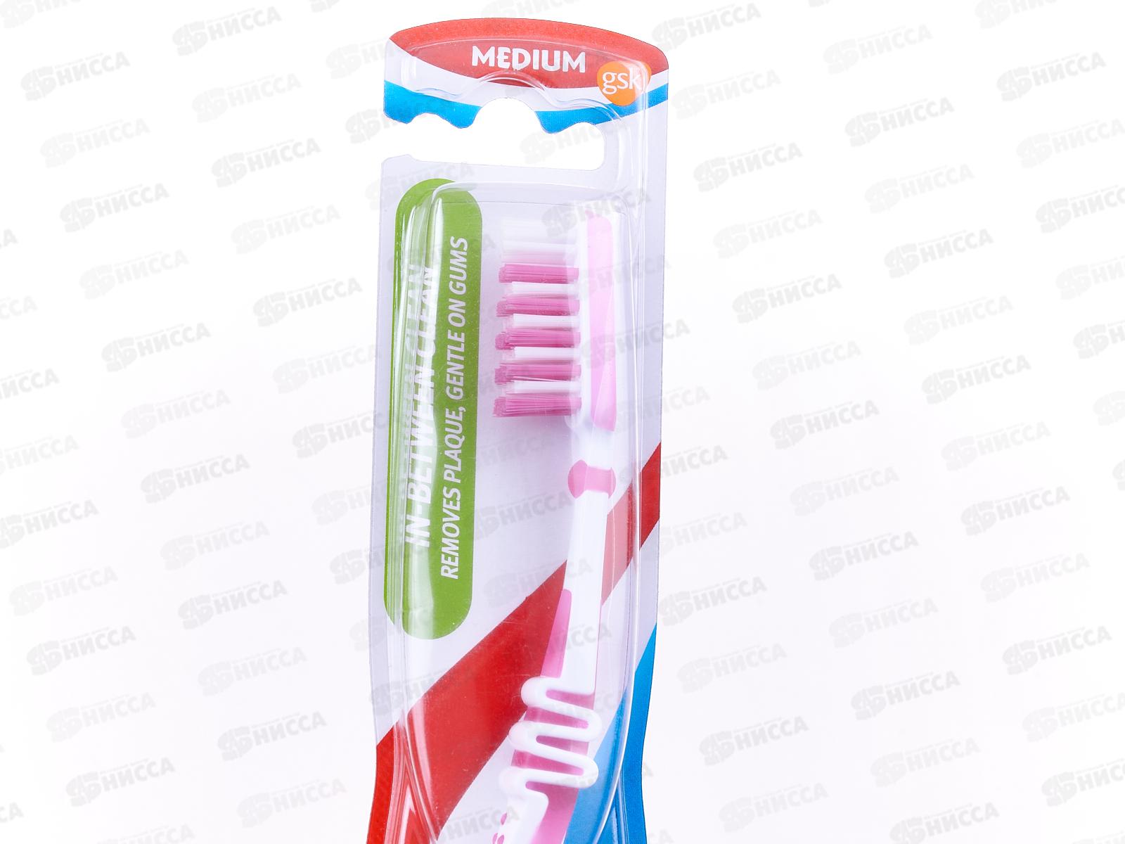 АКВАФРЕШ зубная щетка Инбитвин средняя  *12