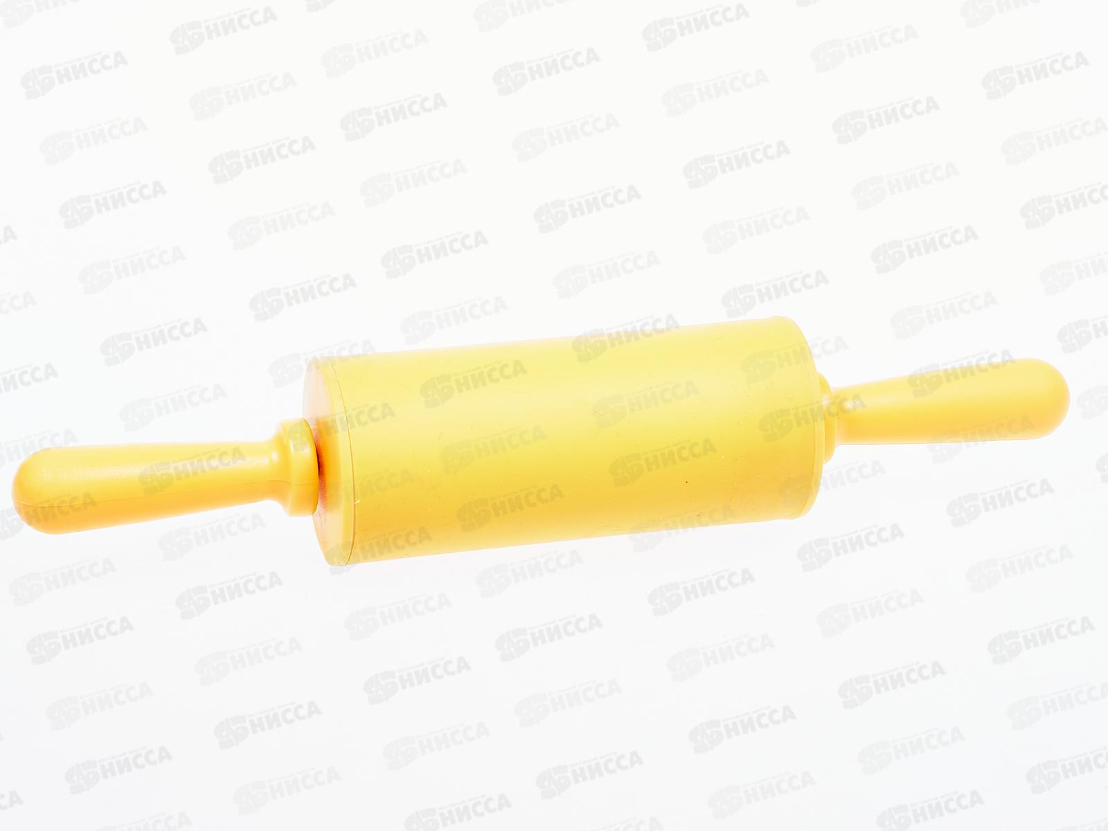 Скалка с пластиковой ручкой длина 22см 3 цветная  Н80-94