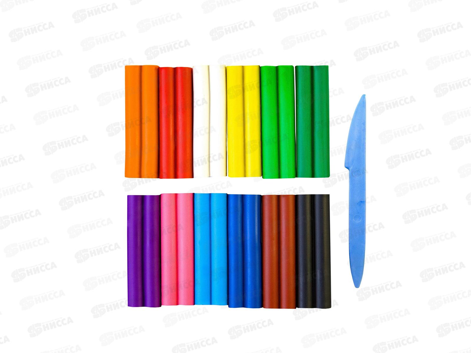 Пластилин 12 цветов 210 грамм ЛУЧ Фантазия, восковые, картонная упаковка, 25с1523-08 *20