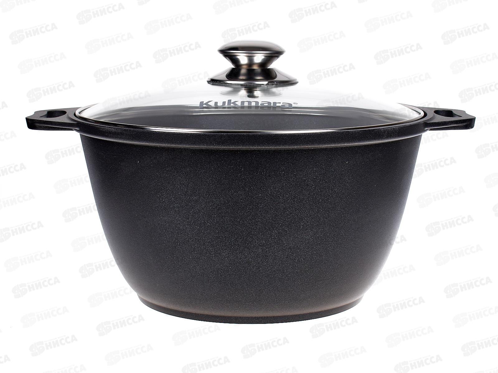 Кастрюля 4,0л стеклянной крышкой антипригарное покрытие к41а *3