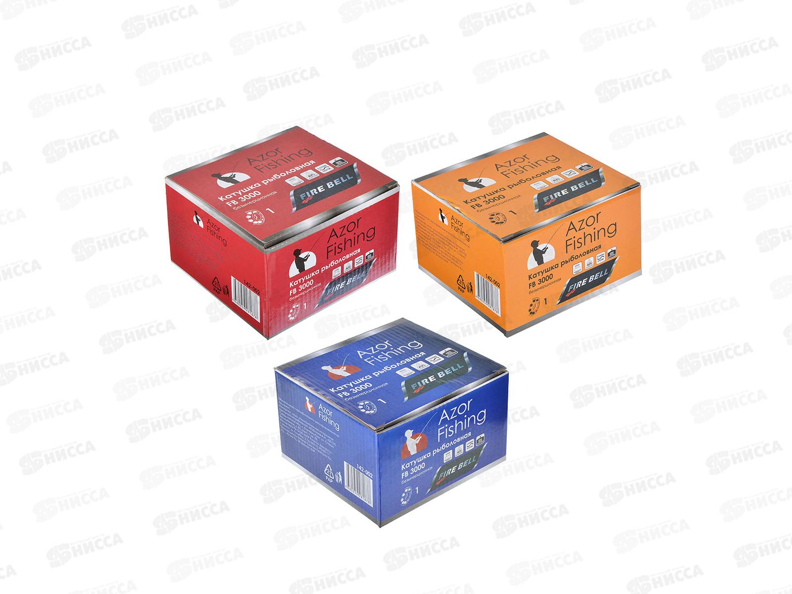 Катушка AZOR безынерц FB30, 1п.п, передний   фрикцион 2 цвета  142-002 г