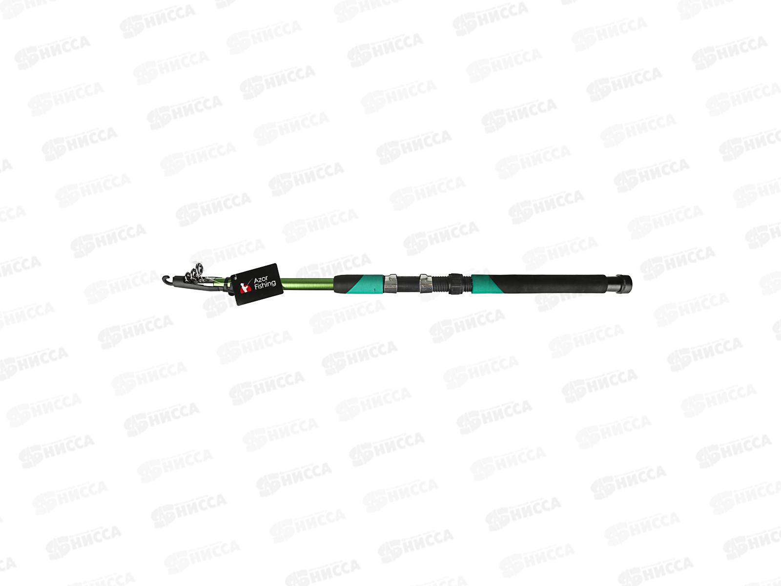 Спининг AZOR файбергласс телескопический, 30-60гр. 2,1м 3цвета 149-057 г
