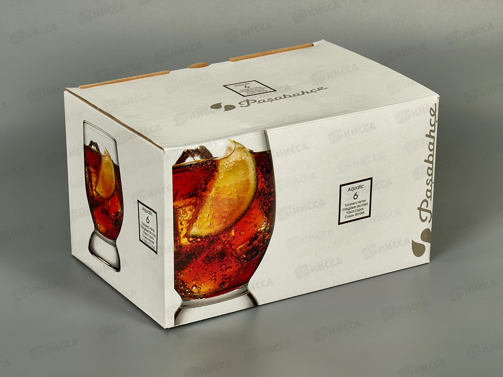 Набор стаканов для воды AQUATIC 225сс 6штук 42972 *8