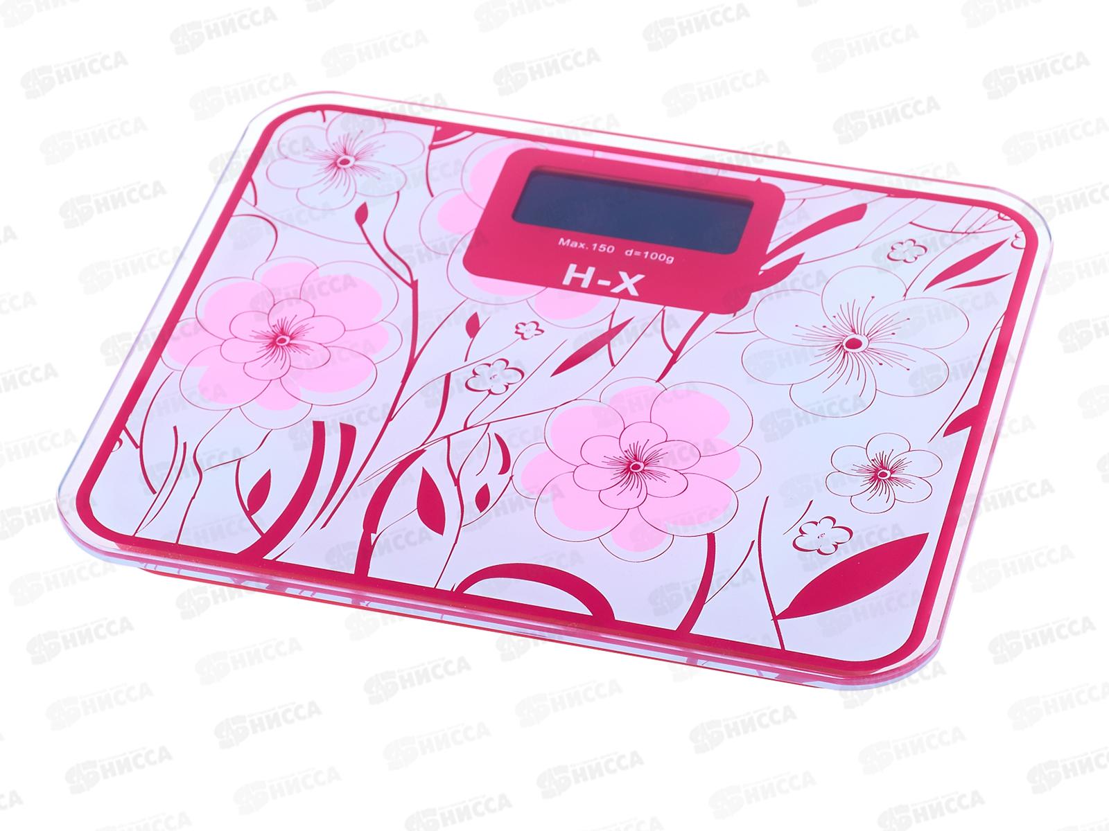 Весы напольные, стеклянные, квадратные 28х19см, вес до: 180кг., AL-2091 *20