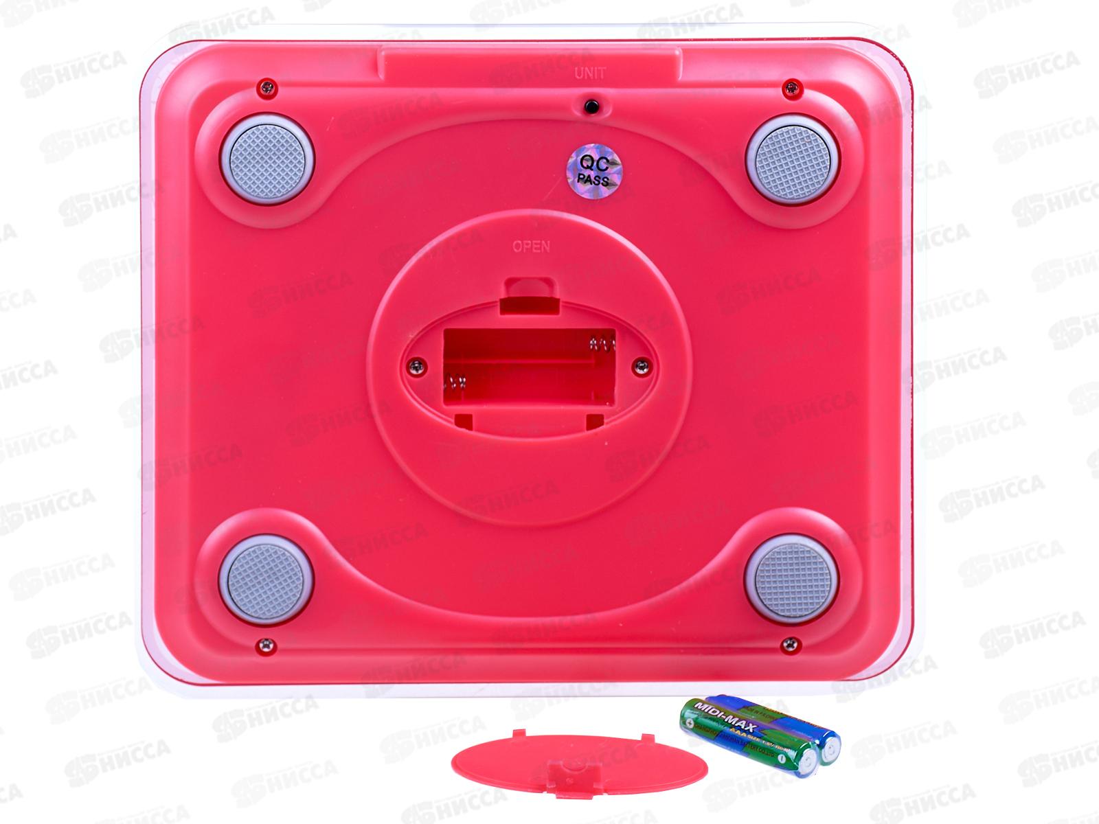 Весы напольные, стеклянные, квадратные 28х19см, вес до: 180кг., AL-2091 *20