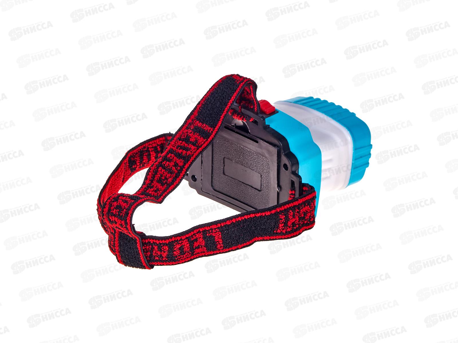 Фонарь на голову, 6х6см (838) 3хAA, AL-684 *60/240