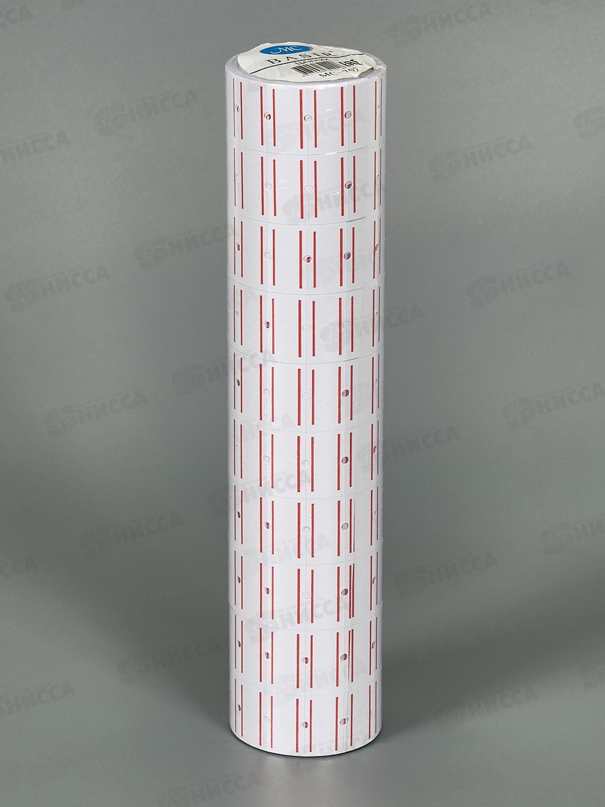 Ценники для этикеточного пистолета МС-702 21*12мм 350шт белые, в рулоне *10/200/2000