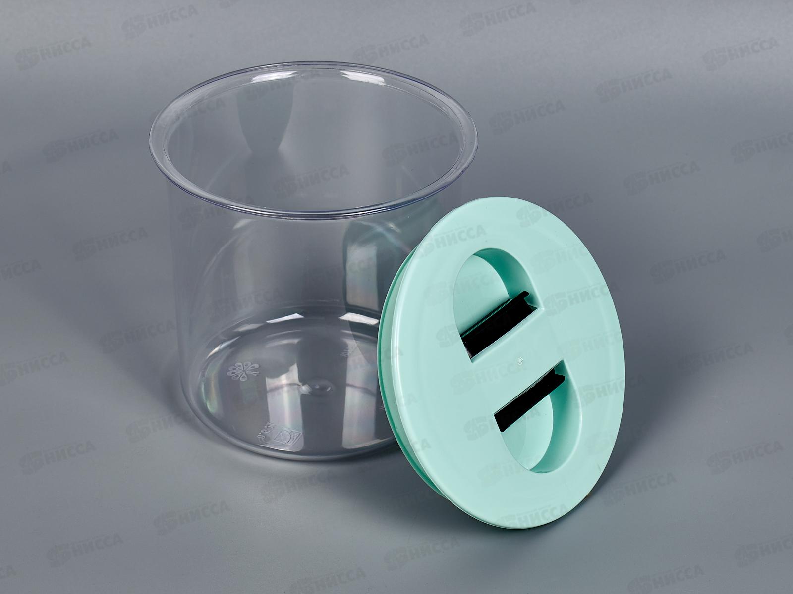 Банка 0,6л для сыпучих продуктов круглая С297 *48