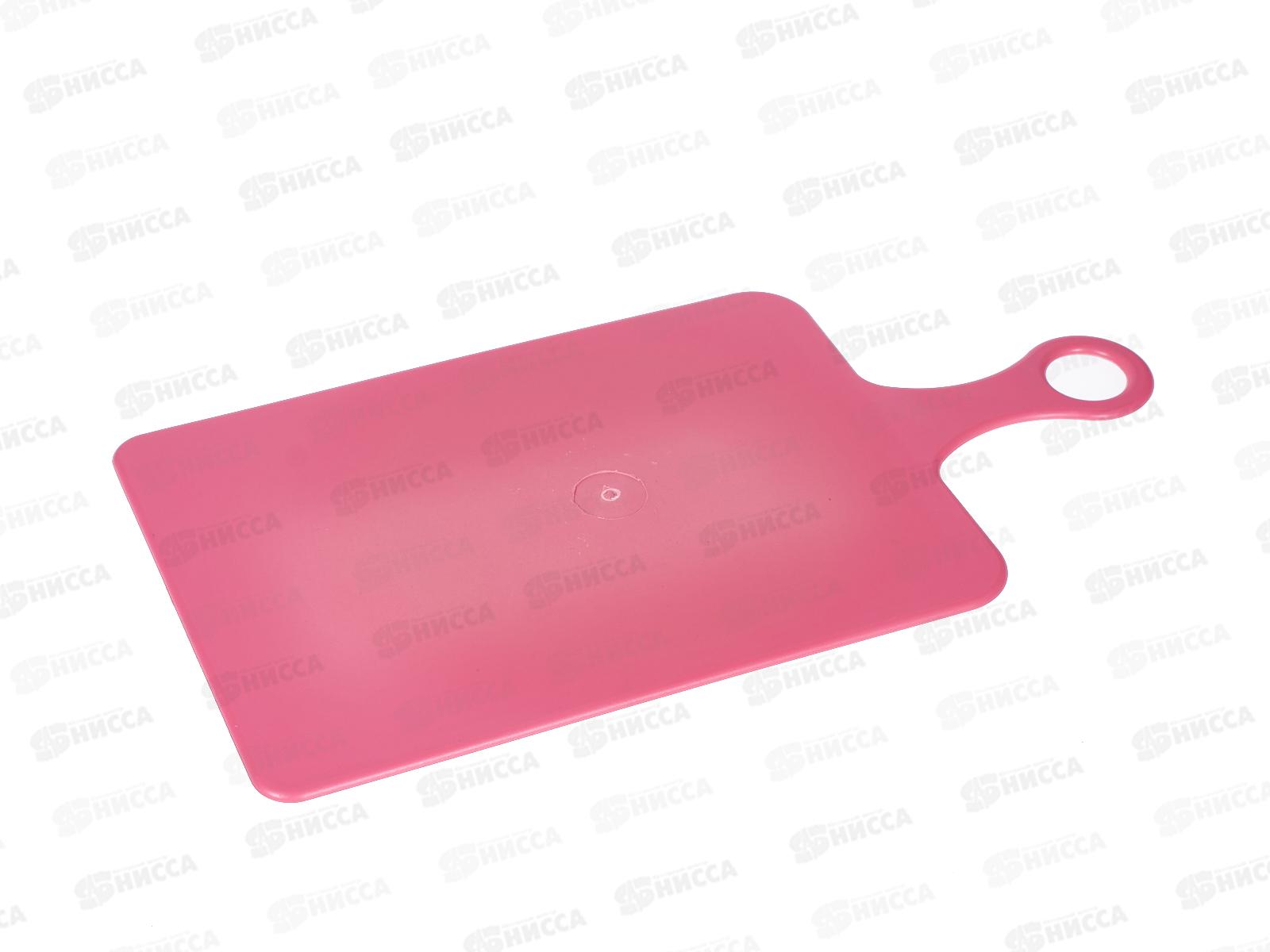 Доска разделочная  большая  с ручкой красная МП *40