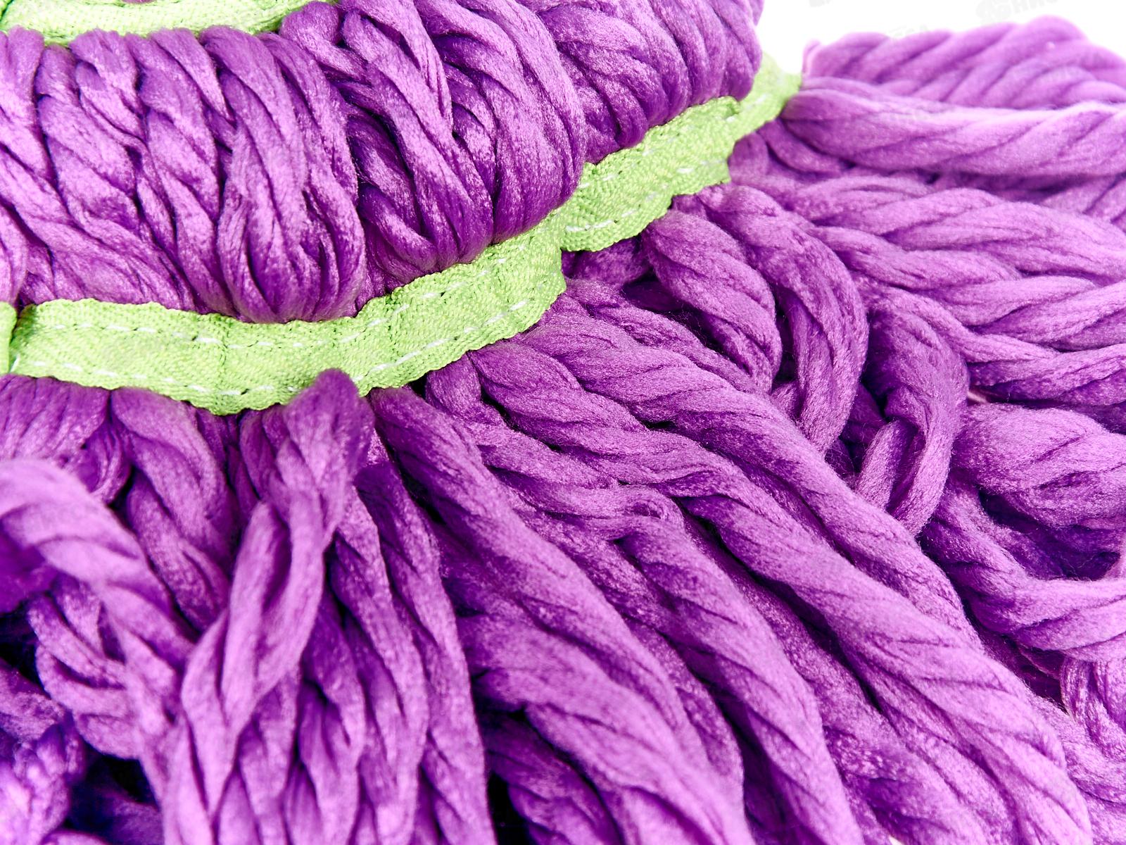 Швабра твист &quotУмничка&quot микрофибра телескопическаяручка 130см фиолетовая KD-8210 *20