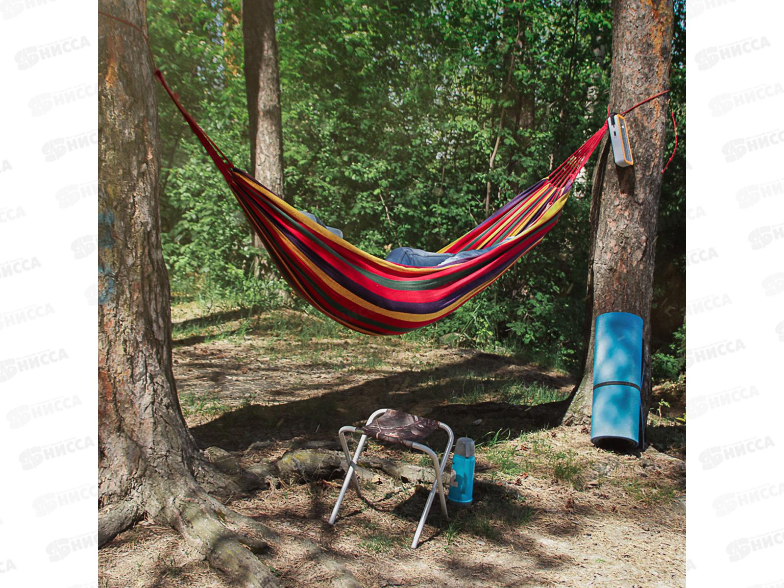 Гамак (45+200+45)*100см хлопок полиэстр 2 цвета SJ-A39  121-019  г