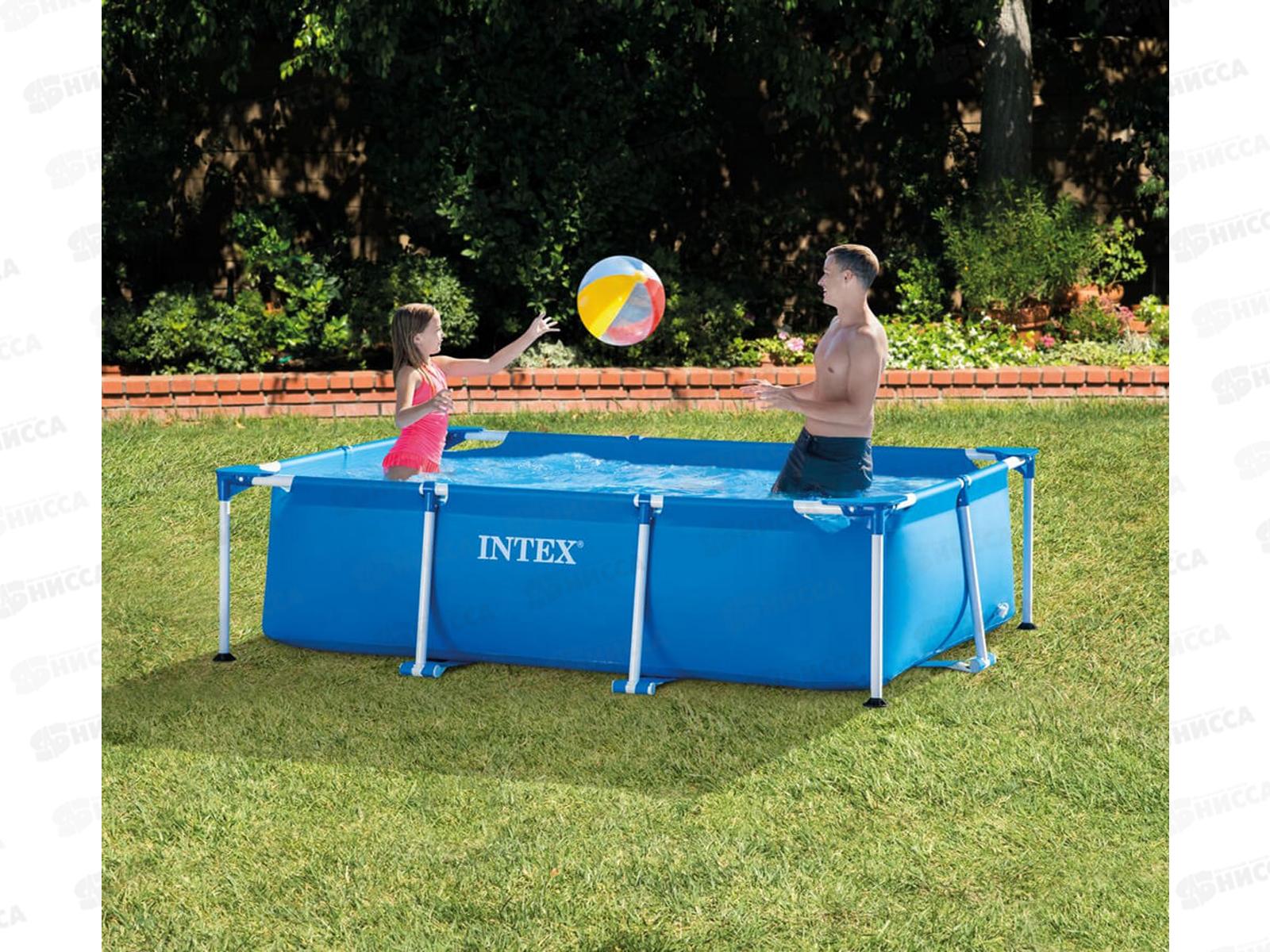 Бассейн 28270 (220*150*60см) каркасный прямоугольный 1662л INTEX