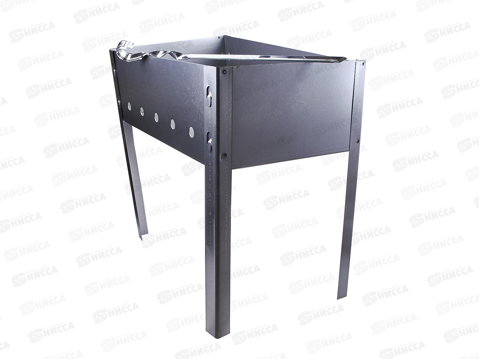 Мангал 400*250*140 в коробке (0,5мм) М-3. 5 шампуров, уголок СП0003