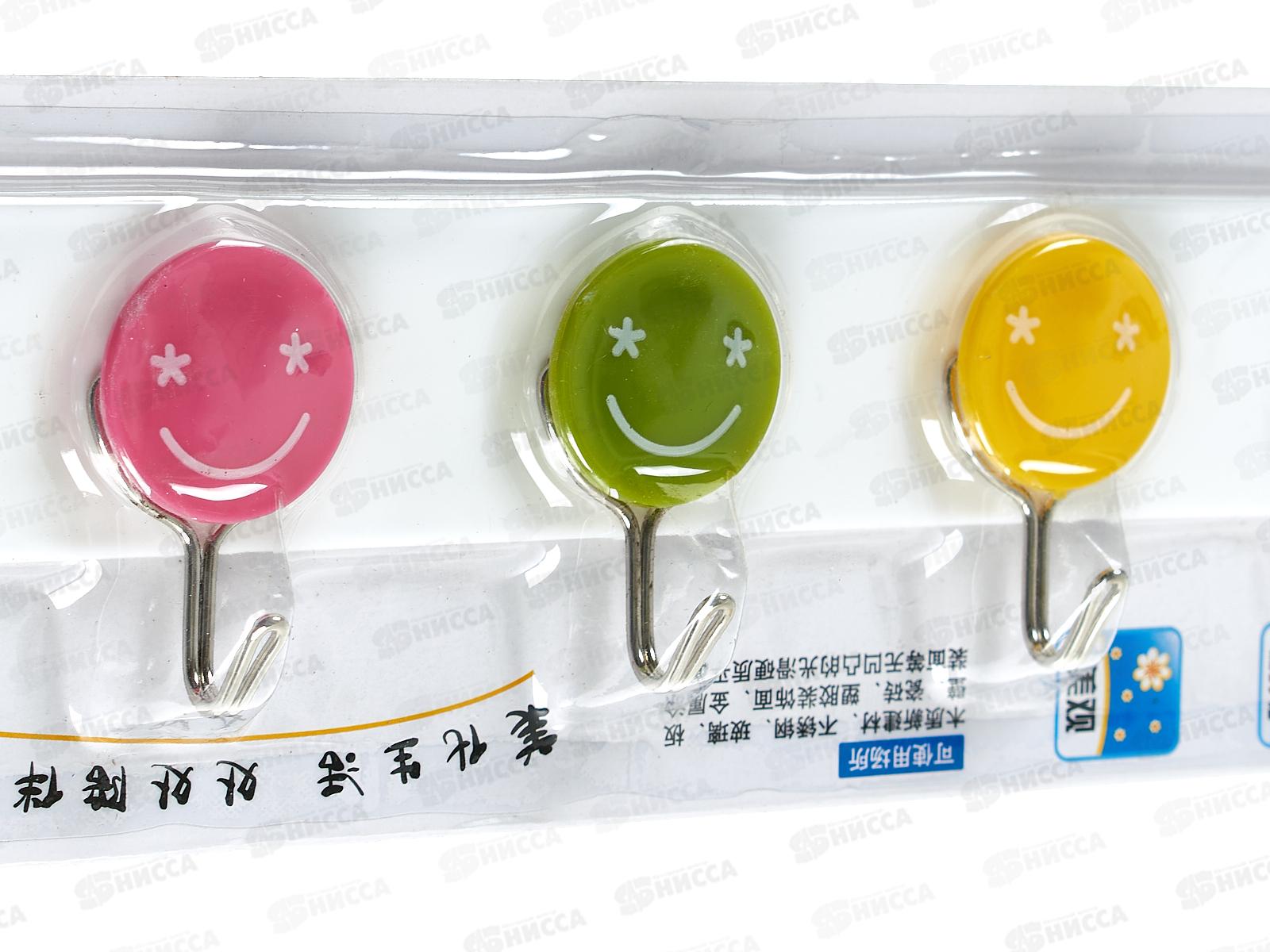 Крючки для полотенец 085 на планке 5шт сердце (37217)  Ж