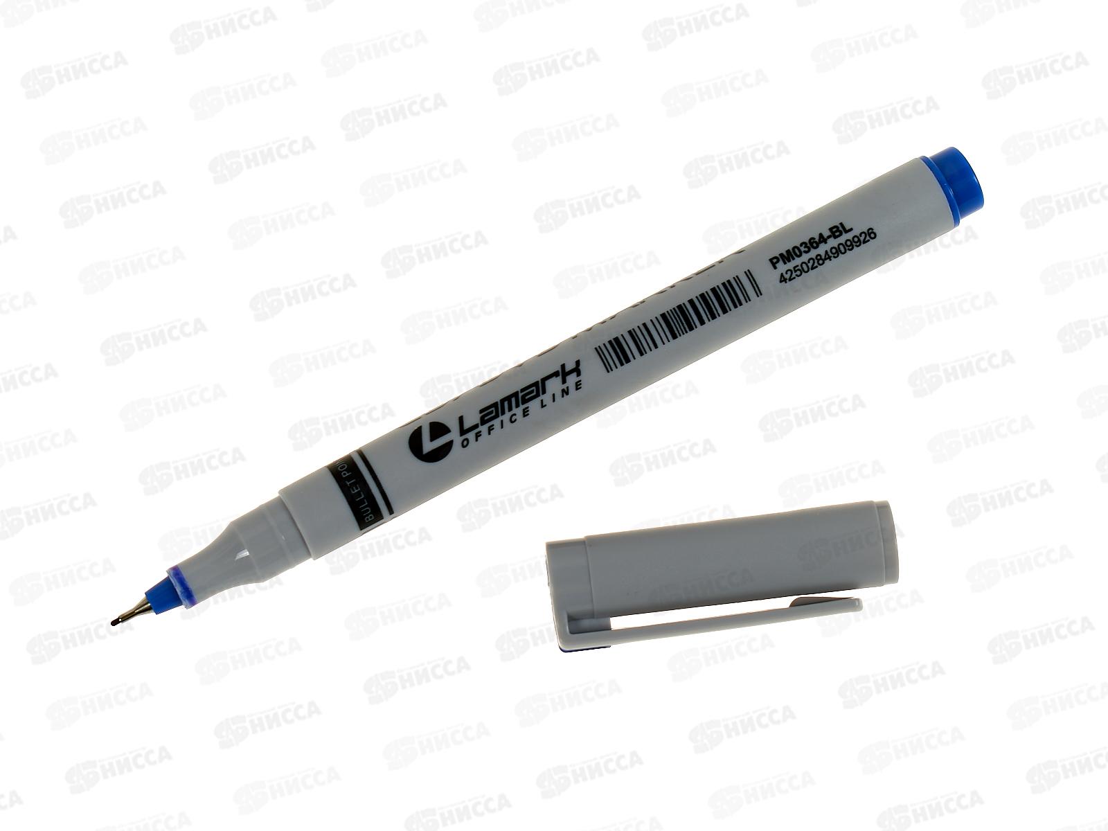 Маркер LAMARK перманентный для CD синий, 0.5-0.9мм, PM0364-BL *24/2304