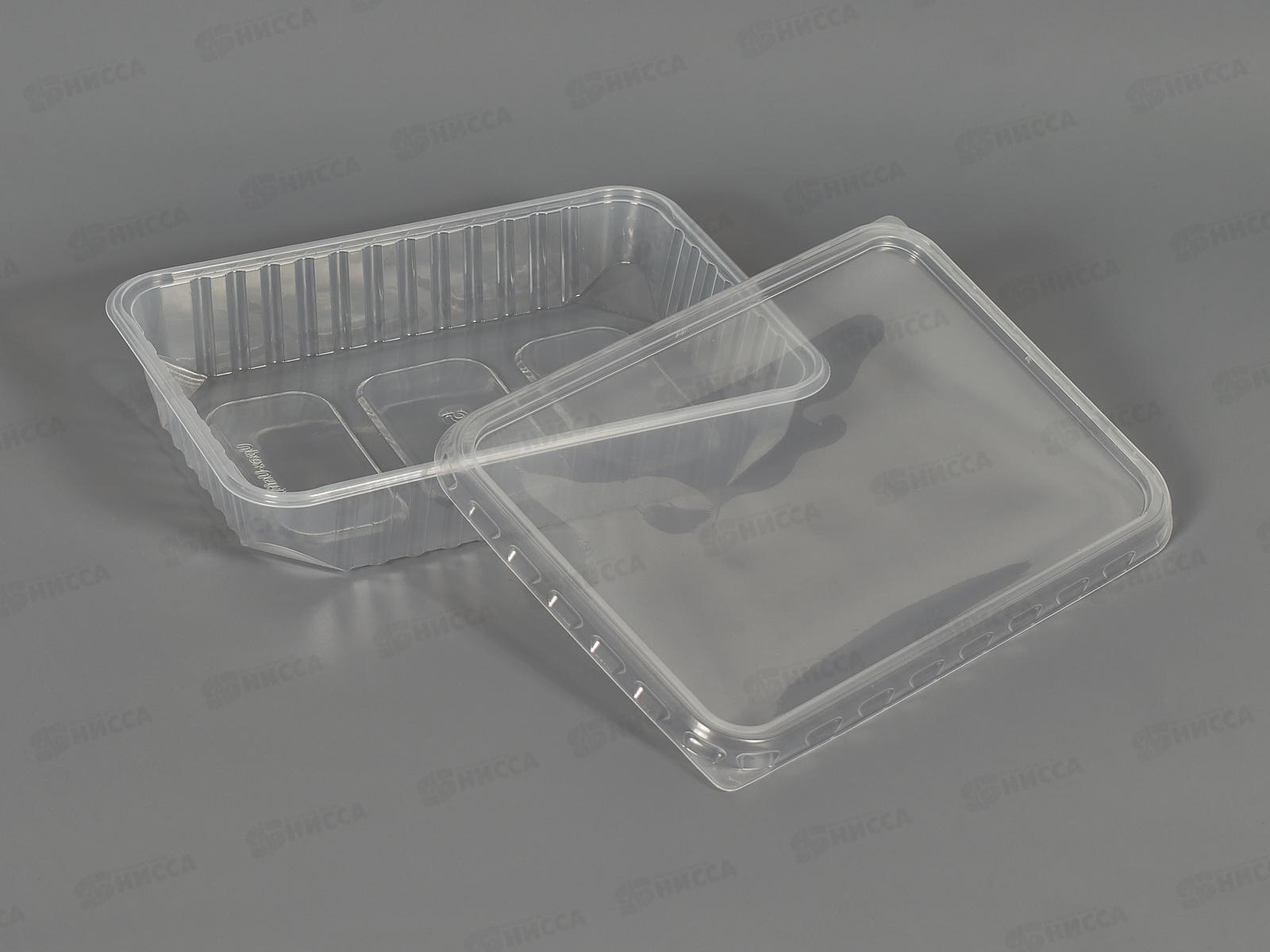 Контейнер UP 500 мл прямоугольный низкий 186*132*35мм*100/500