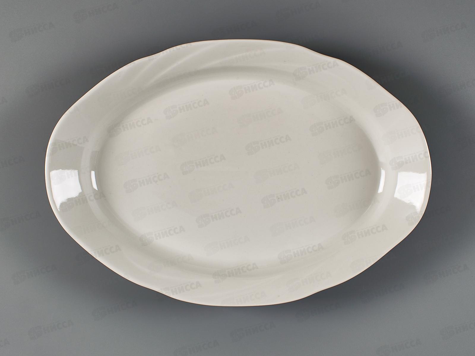 Блюдо овальное 330мм фарфор Голубка белье 0С0544 *5