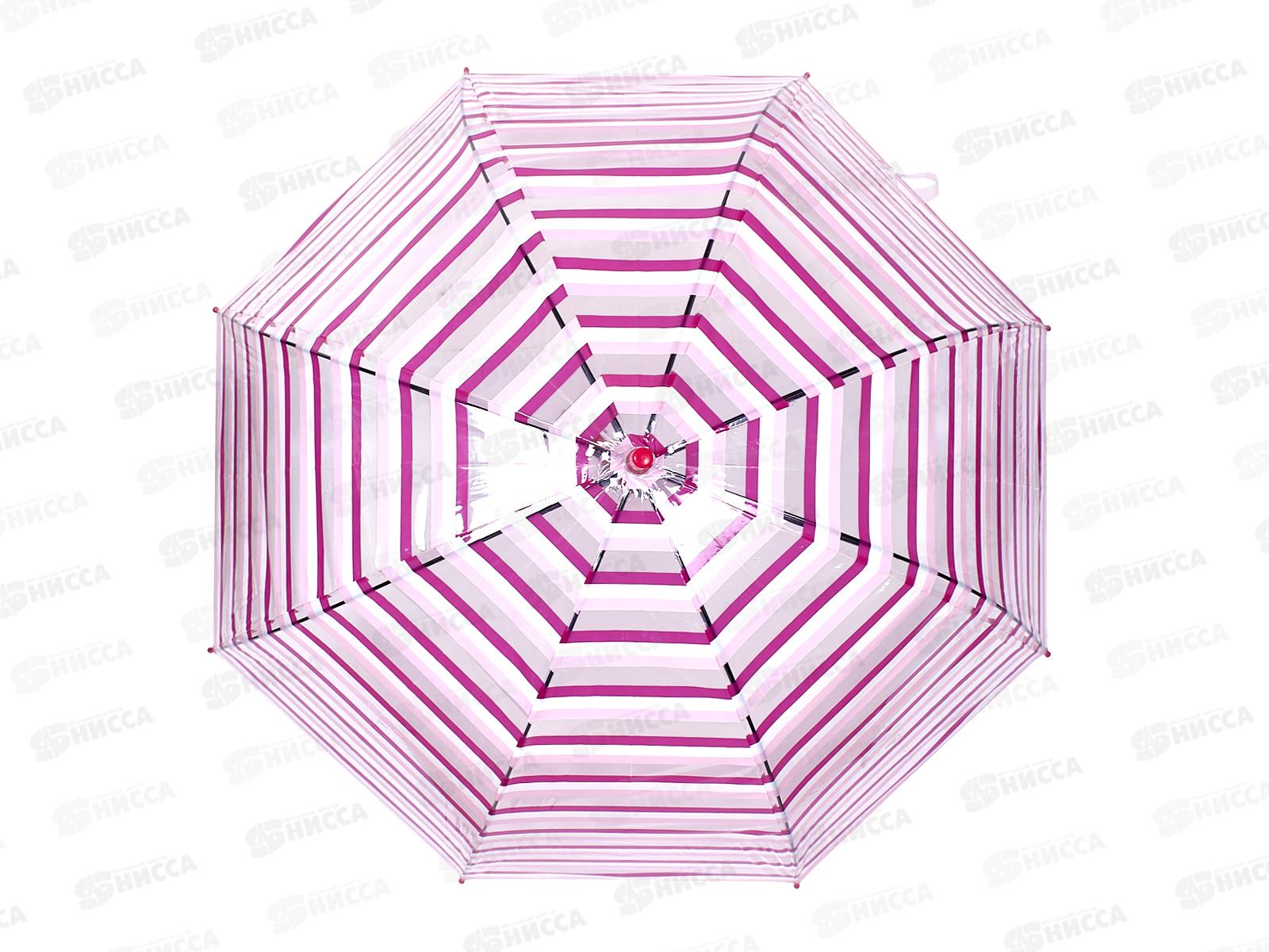 Зонт-трость 80см пластмассовая ручка полимер (44736)  *60 Ж