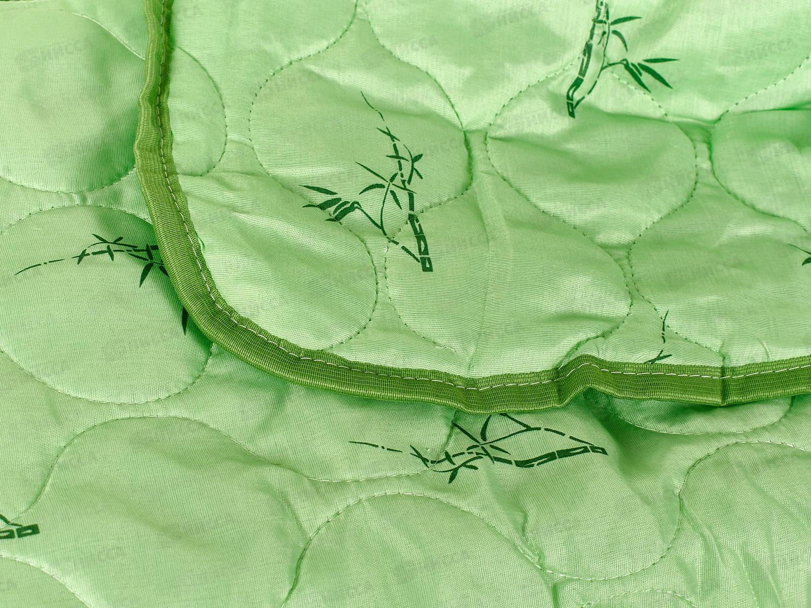 Одеяло Эконом бамбук облегченное 2 спальное 175х205 полиэстан  А 041