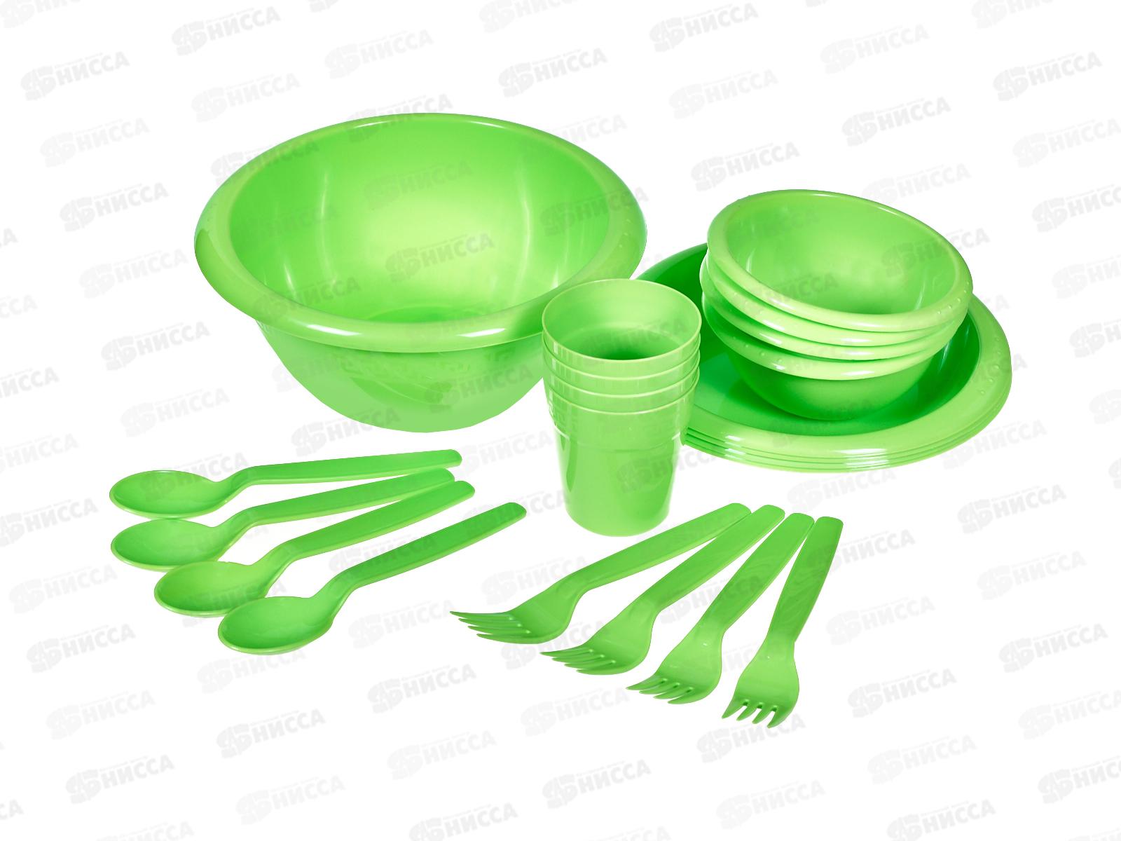 Набор НА ЛУЖАЙКЕ на 4 персоны *4  ИНТ