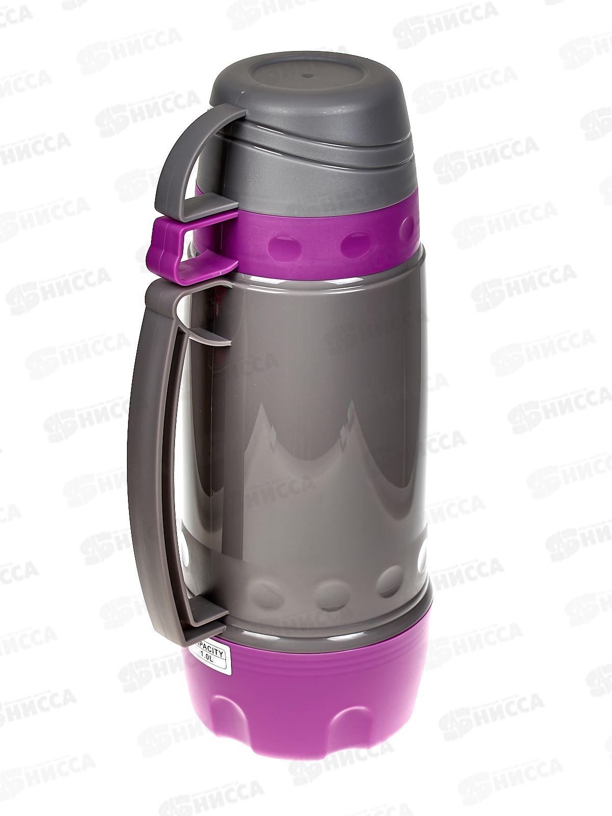 Термос 1000мл пластиковый корпус, AL-520-1 *12