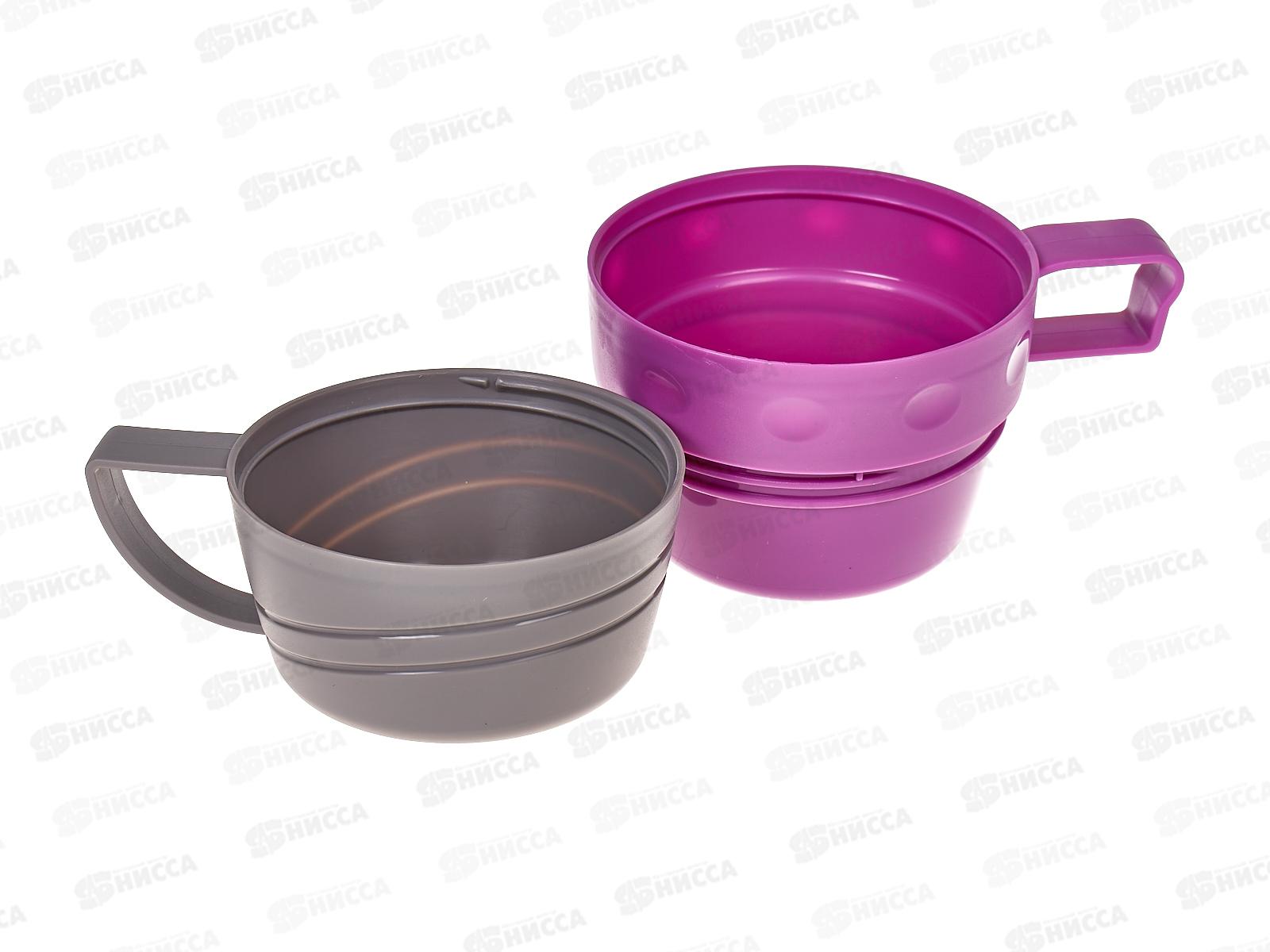 Термос 1800мл пластиковый корпус (3 кружки), AL-520-2 *12