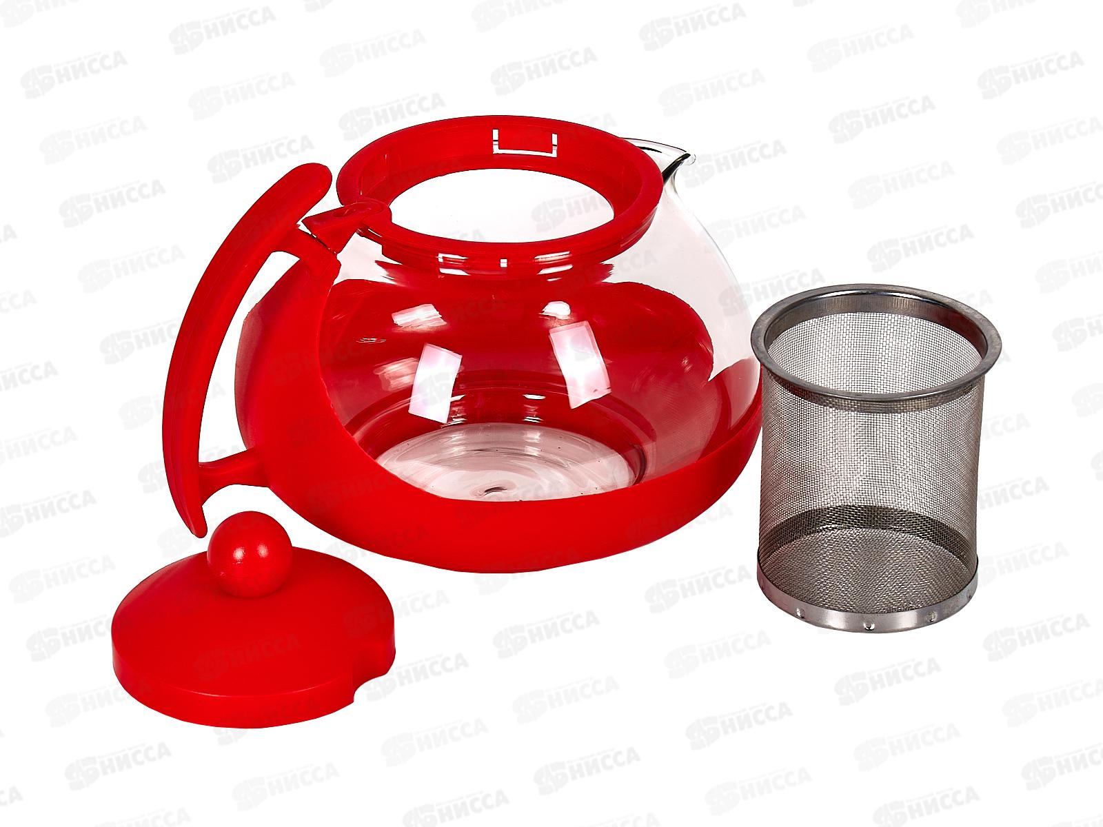 Чайник заварочный 750 мл, стекло, AL-55360 *36