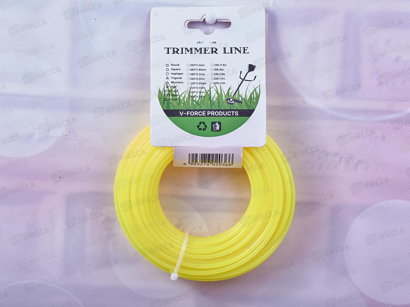 Леска для триммера, Премиум,круг 3,0 мм * 15м, AL-2036-6 *144