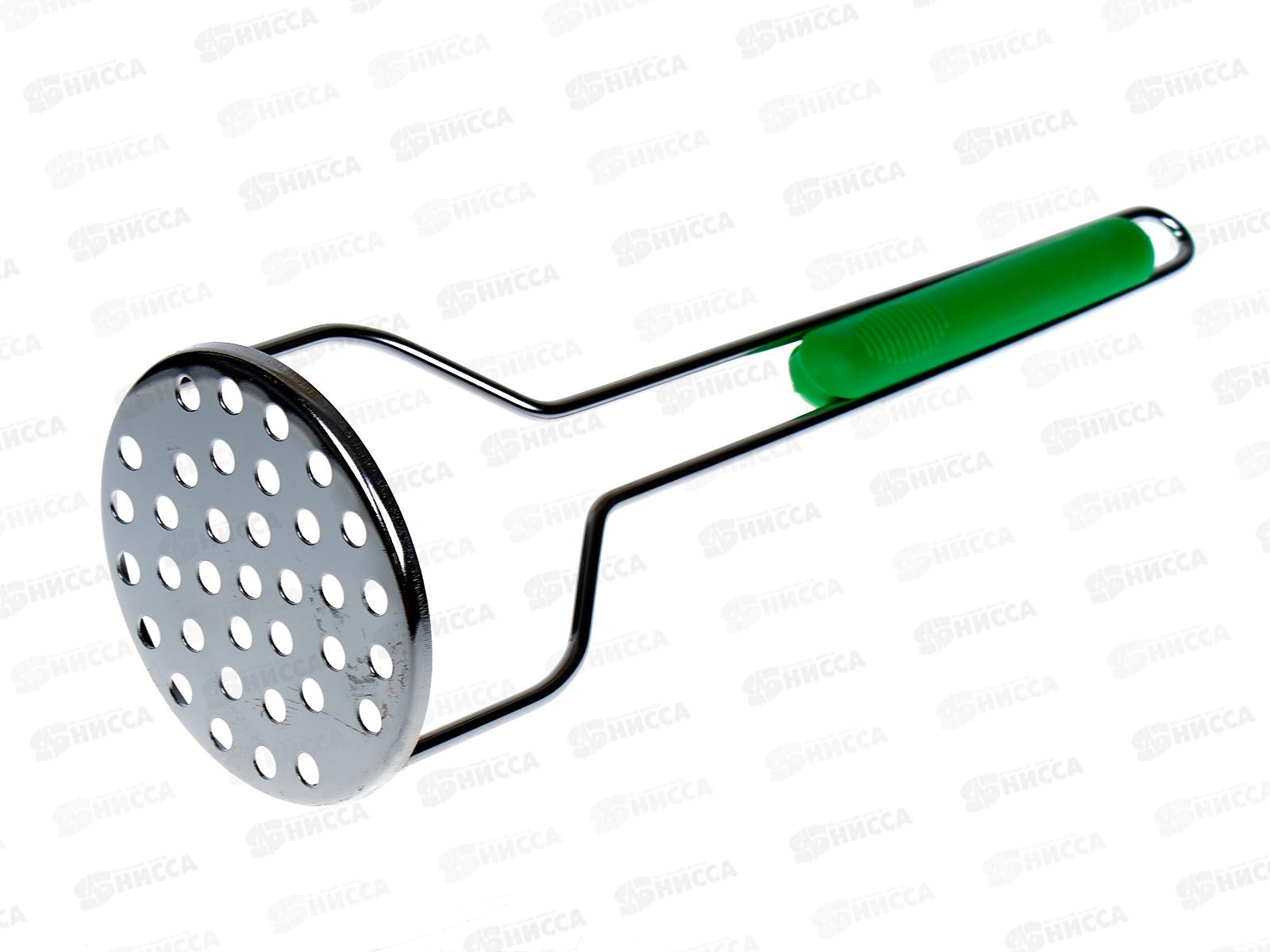 Картофелемялка круглая, пластиковая ручка  AL-7196 *144