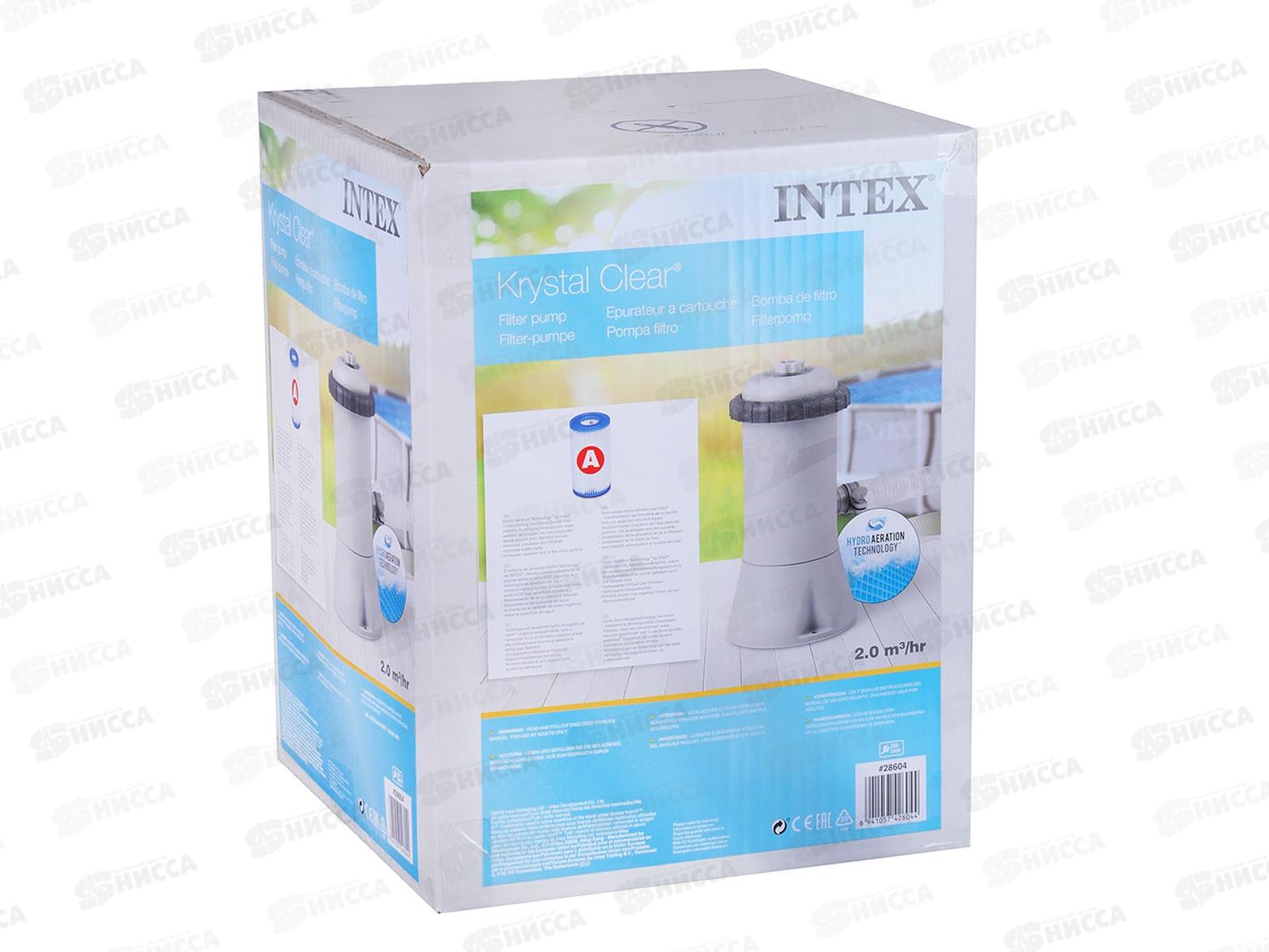 Фильтр-насос для бассейна 2006 литров в час, 28604  INTEX, 109-057